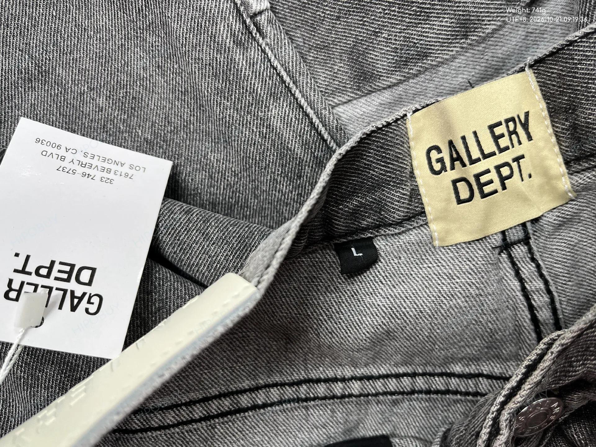 Foto QC 1 de Gallery Dept. x Chrome Hearts LA Flare Jeans Cross Patch Black