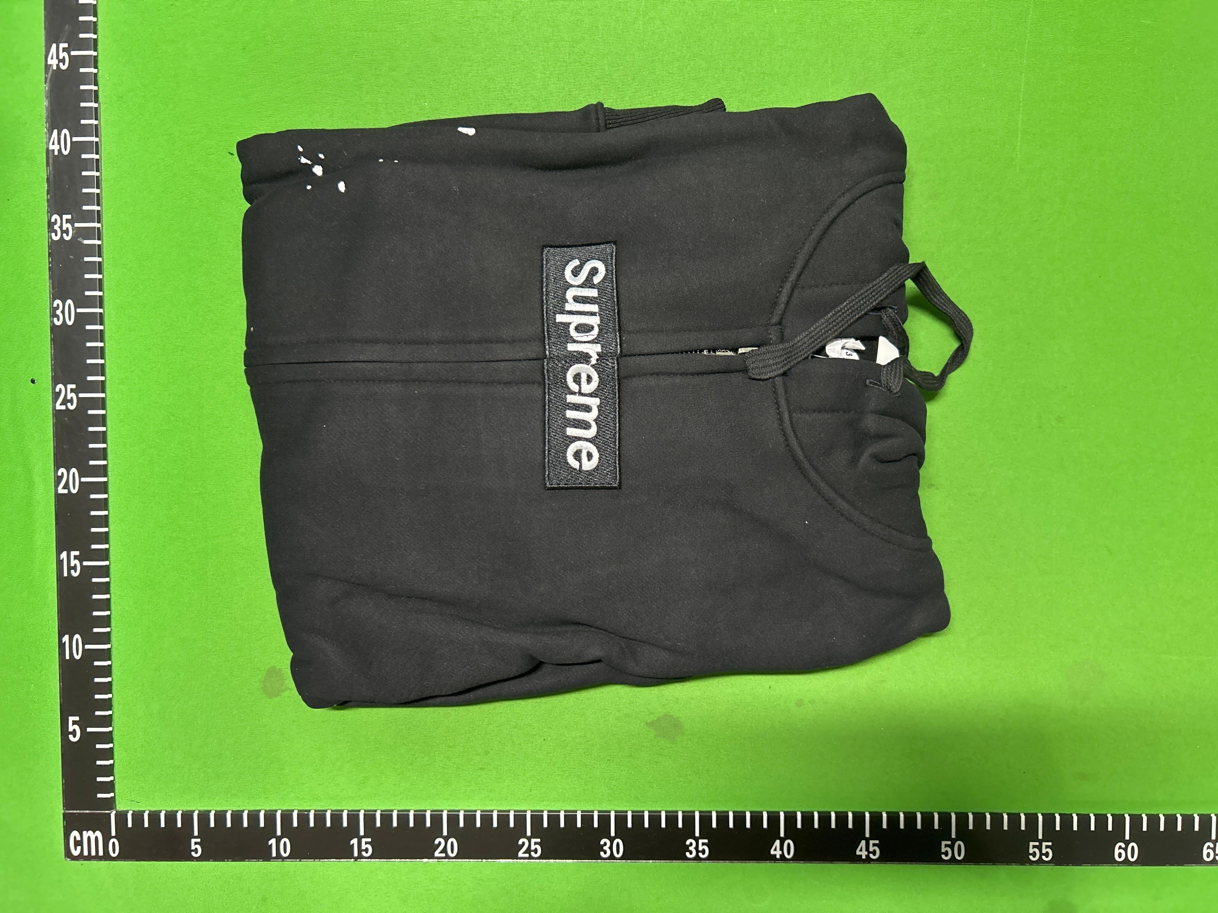 Foto QC 1 de Supreme MM6 Maison Margiela Box Logo Zip Up Hoodie Black