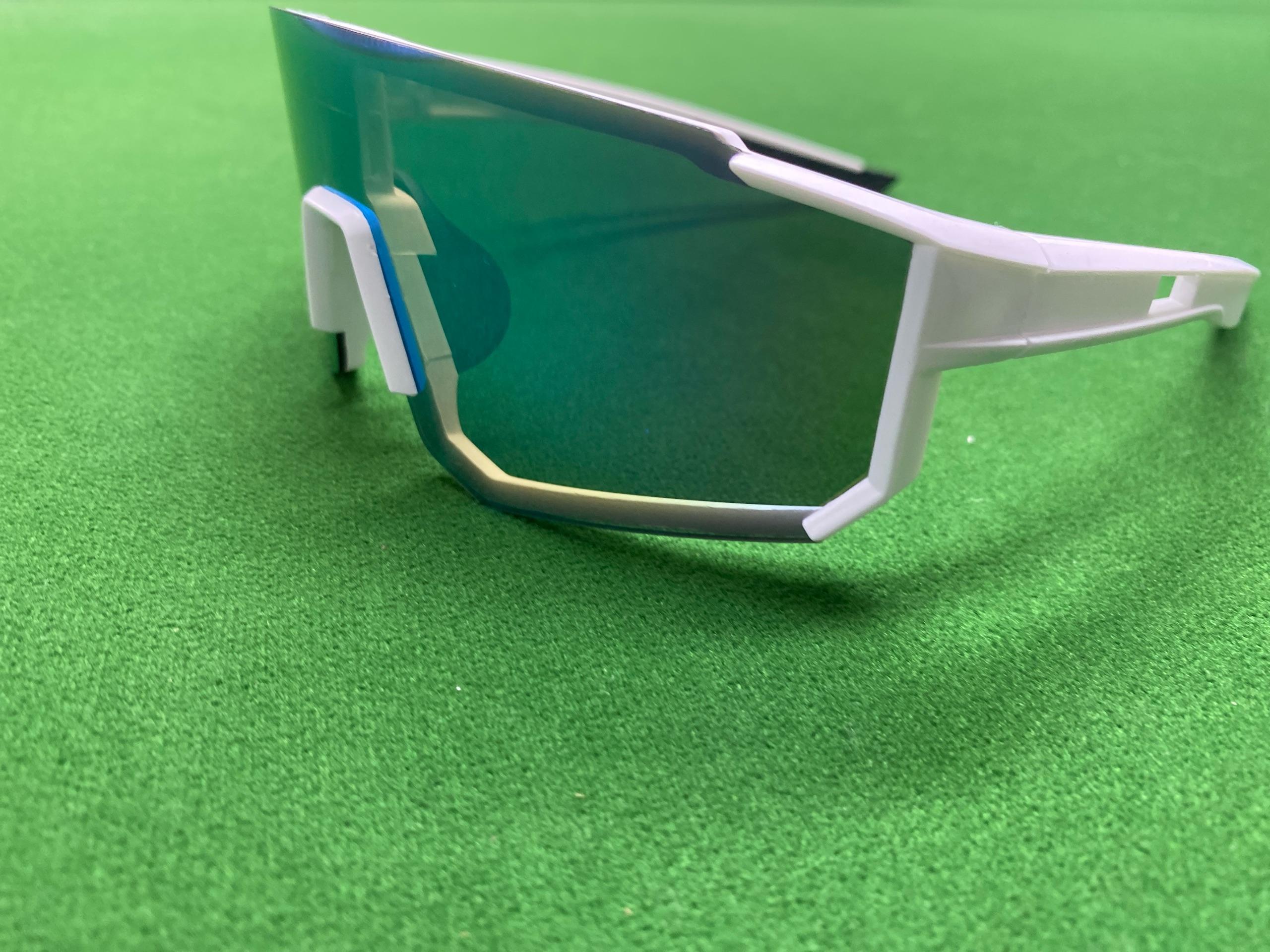 Foto QC 2 de Square-Frame Plastic Goggles Black Blue