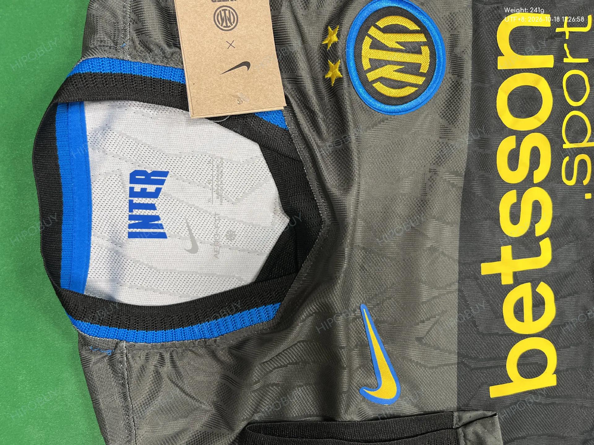 Foto QC 1 de Nike x Inter Milan 2026/27 Away Baseball Pinstripe Jersey White