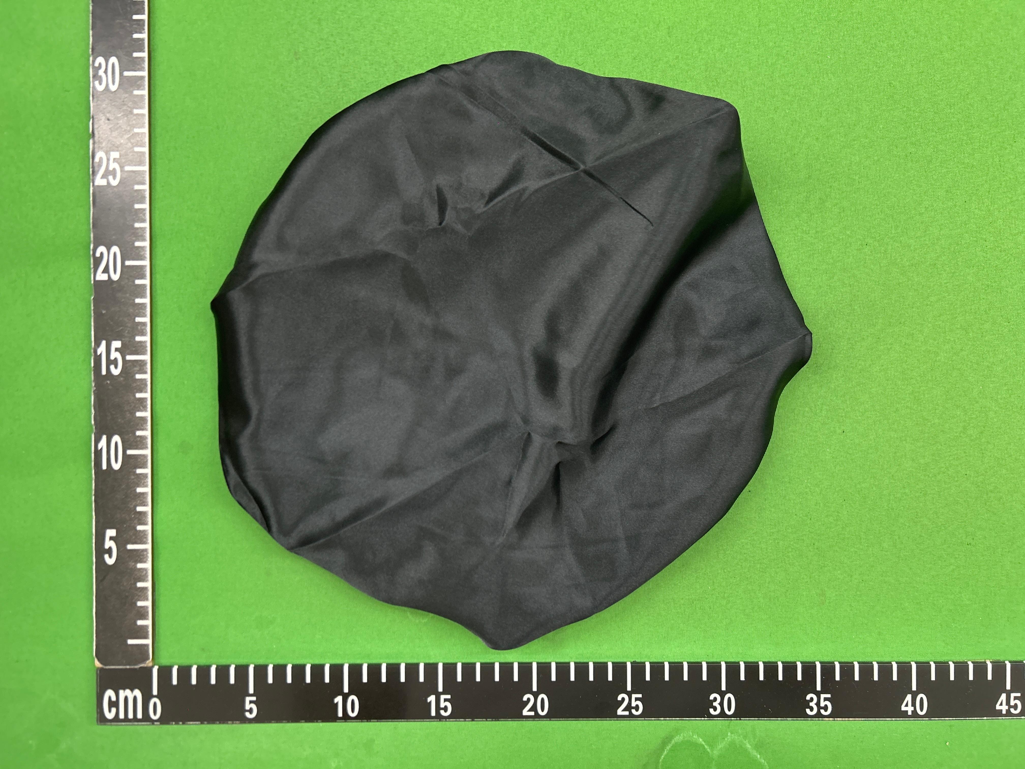Foto QC 3 de Unbranded Satin Sleep Cap Black