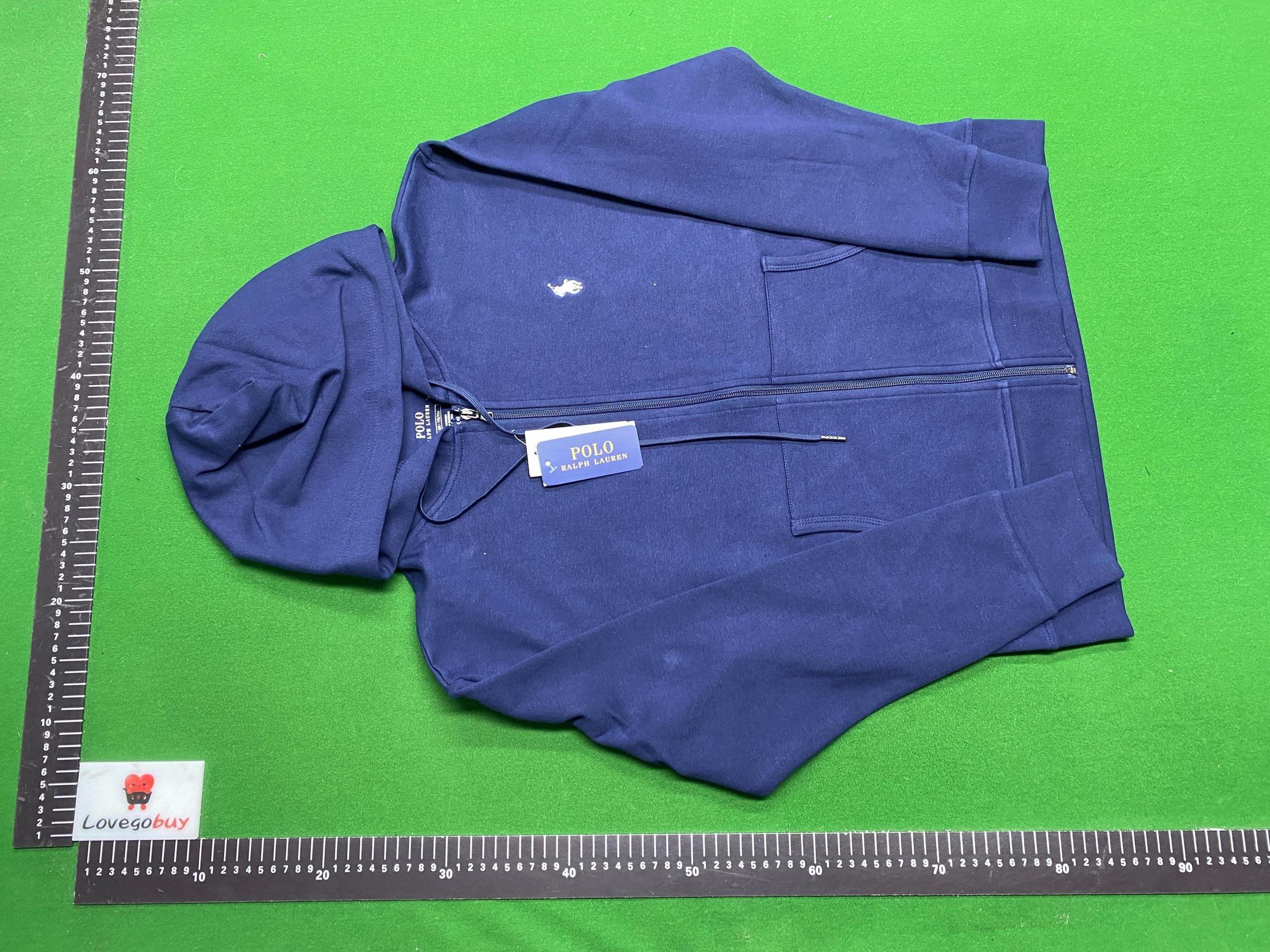 Foto QC 3 de Paul Howard Basic Hoodie Small Pony Logo Zip-Up Grey