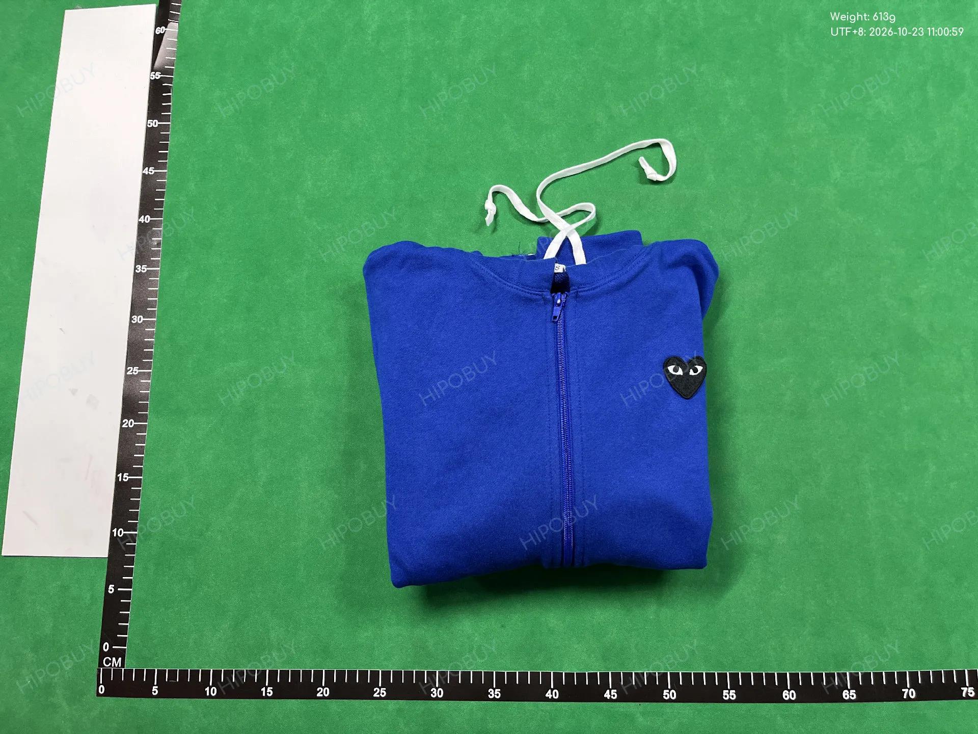 Foto QC 4 de Comme des Garçons Play Zip-Up Hoodie Jacket White