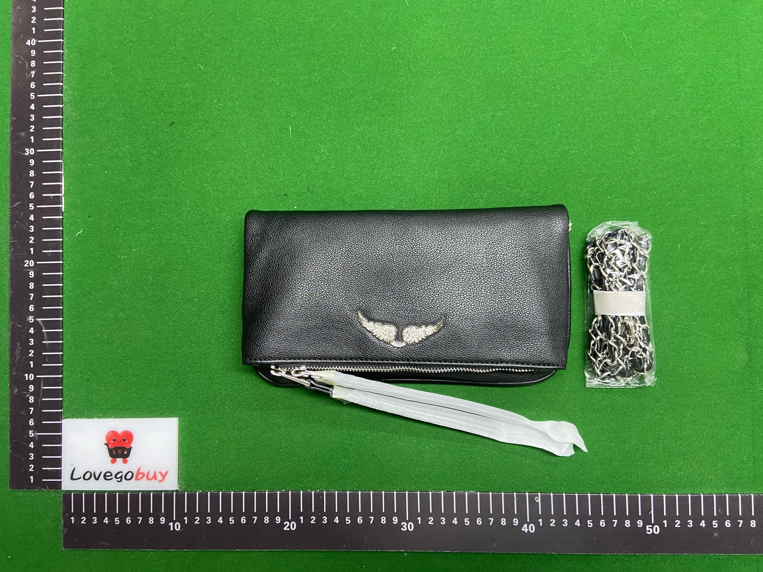 Foto QC 1 de Zadig & Voltaire Quilted Duo Wings ZV Bag Black