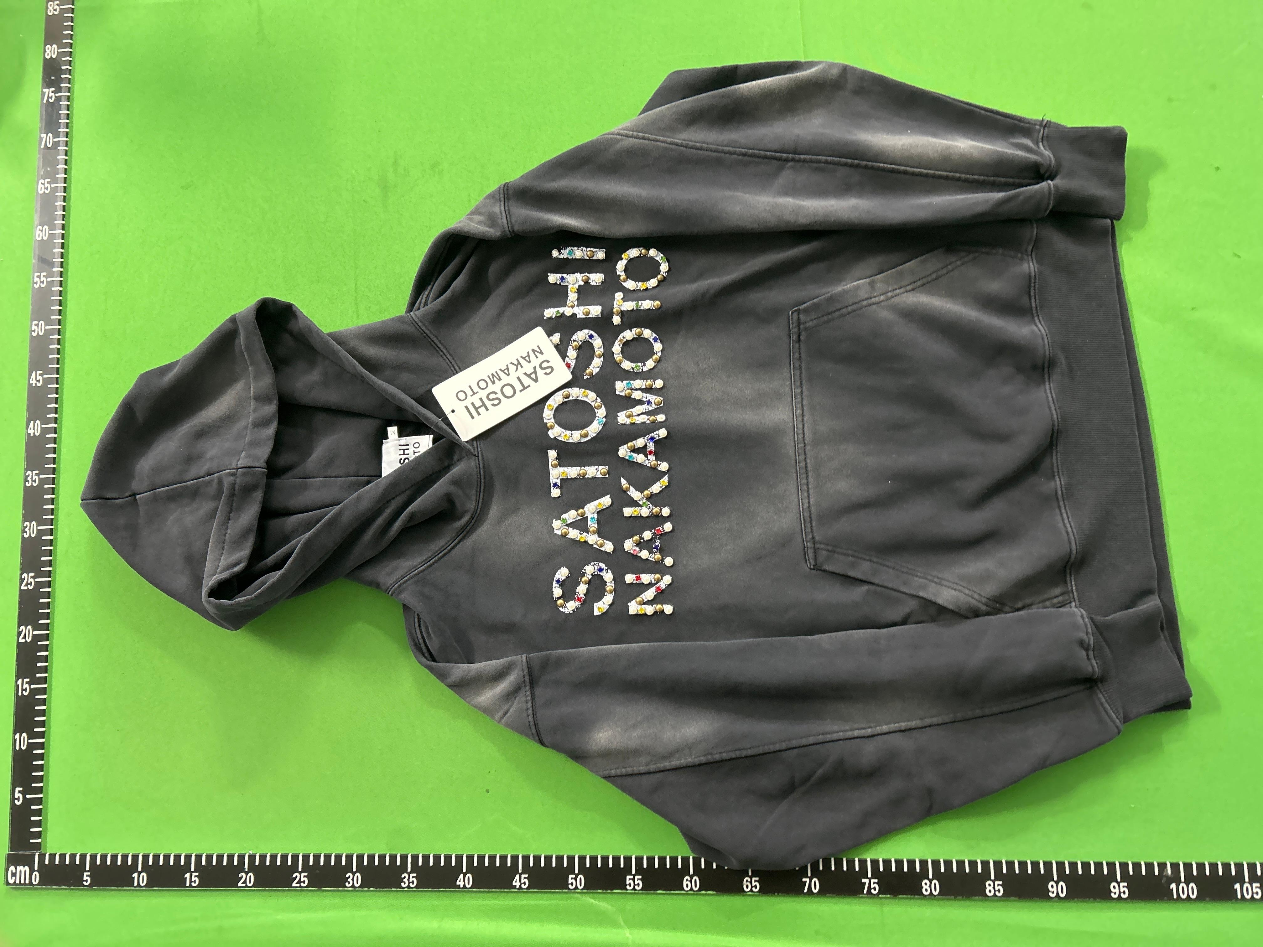 Foto QC 3 de Satoshi Nakamoto Star Studded Afterhood Hoodie Grey