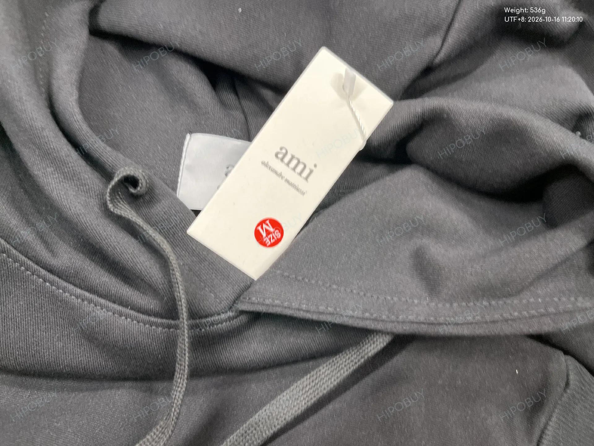 Foto QC 5 de Ami Paris Zip Jacket Hoodie Black