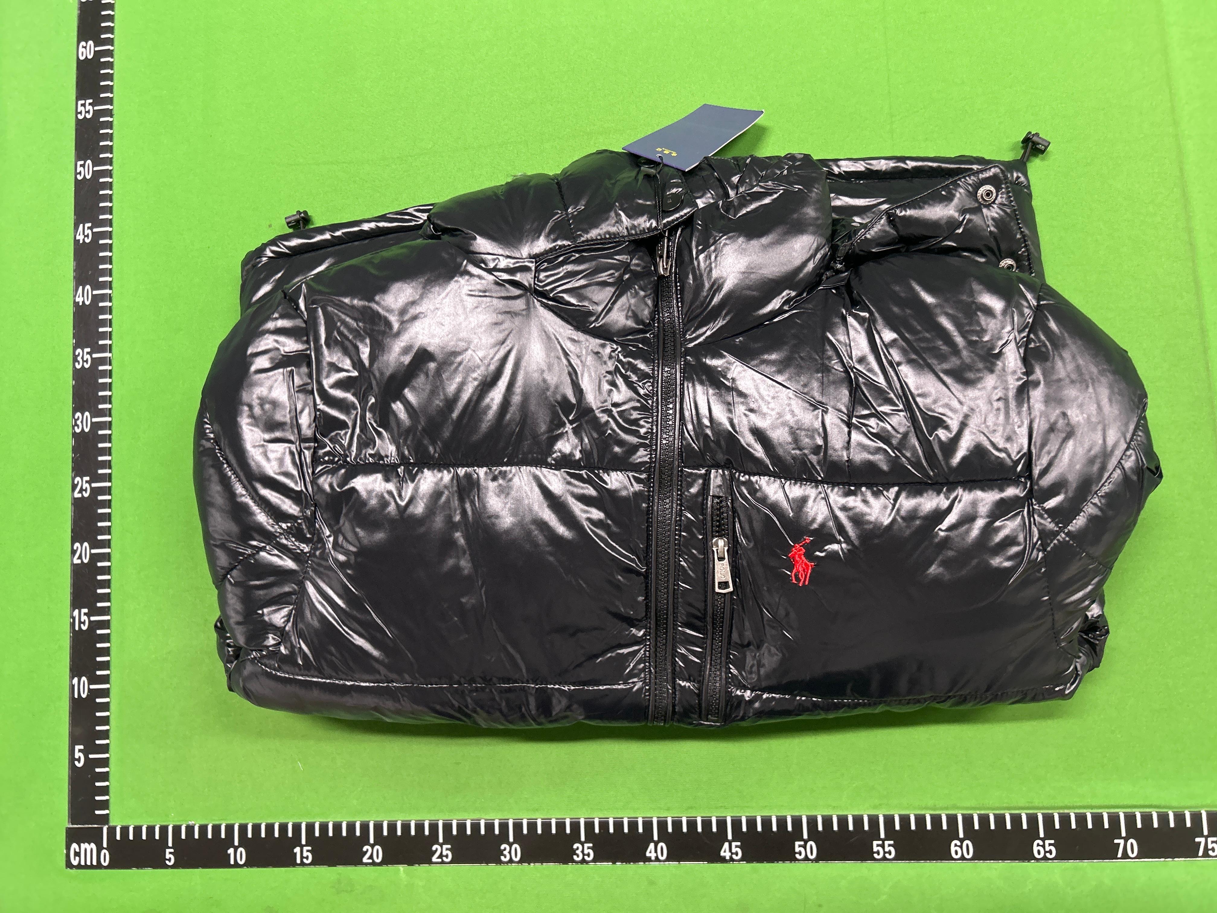 Foto QC 8 de Polo Ralph Lauren Down Puffer Jacket Detachable Hood Black