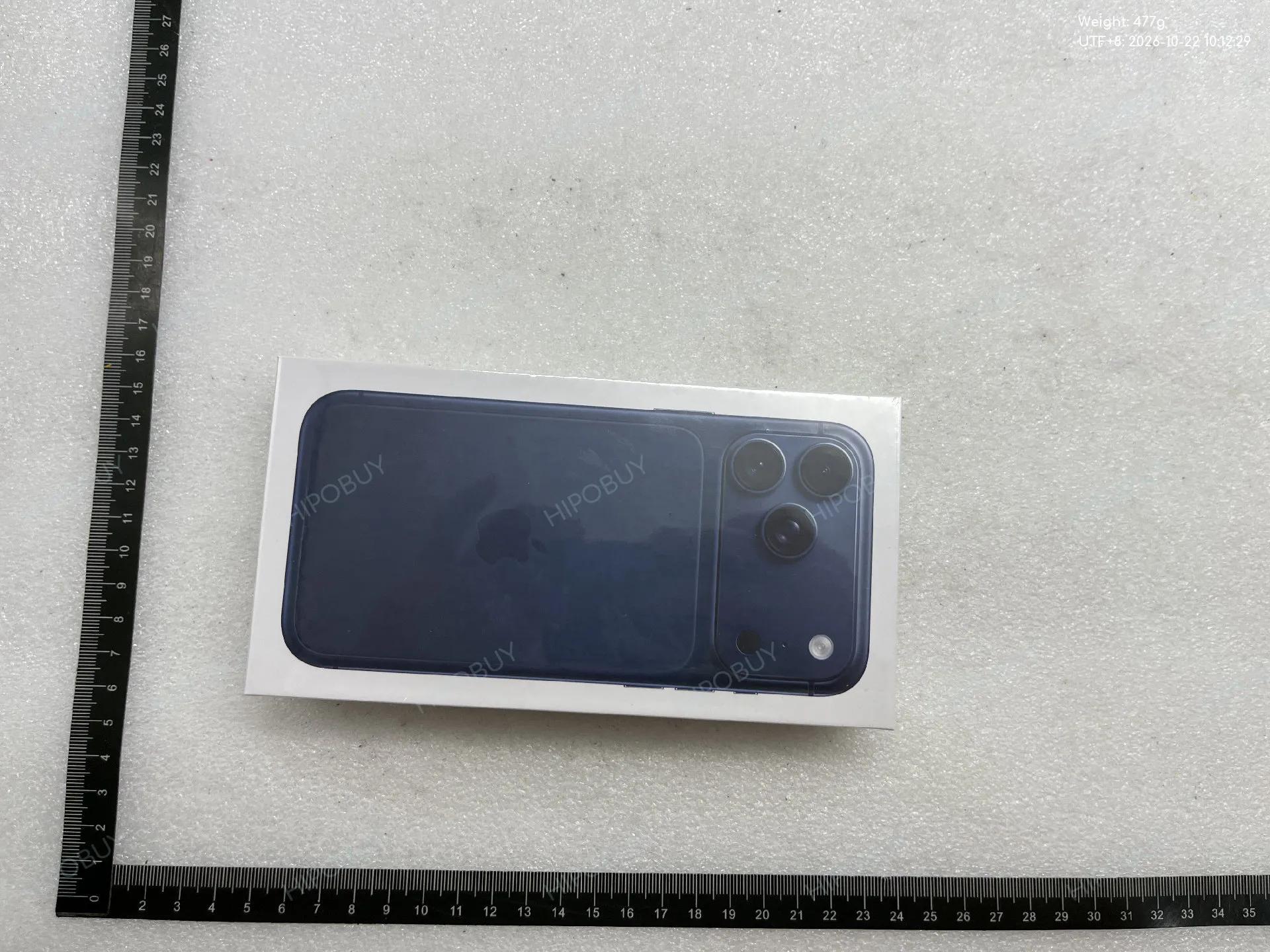 Foto QC 1 de Apple iPhone 17 Pro Max Blue Titanium