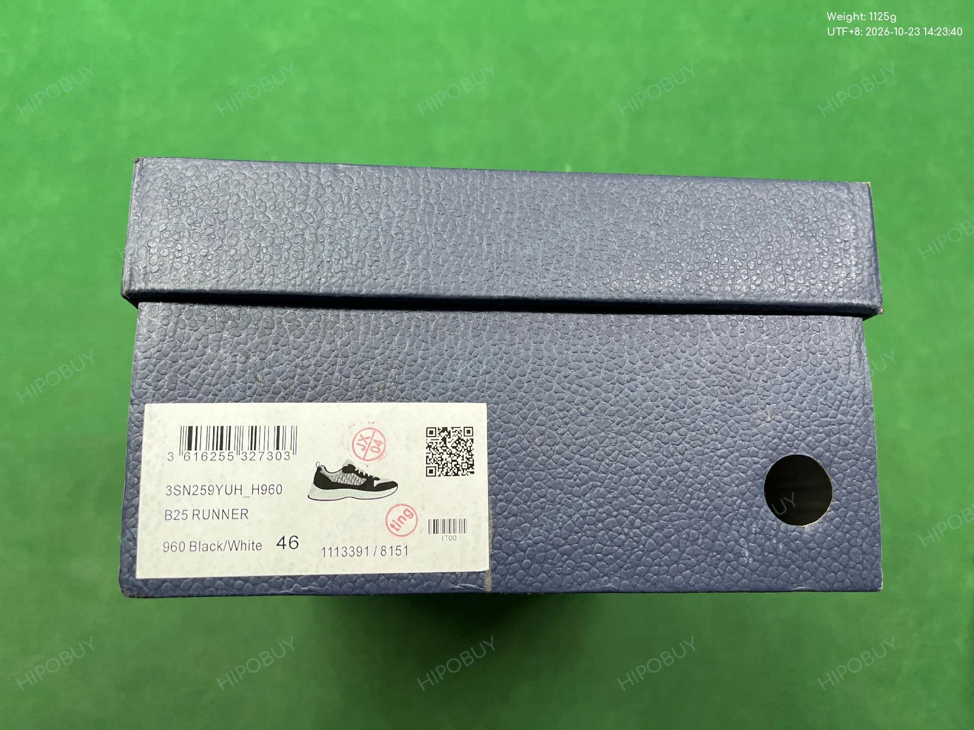 Foto QC 2 de Dior B22 Technical Mesh and Leather Black Iridescent