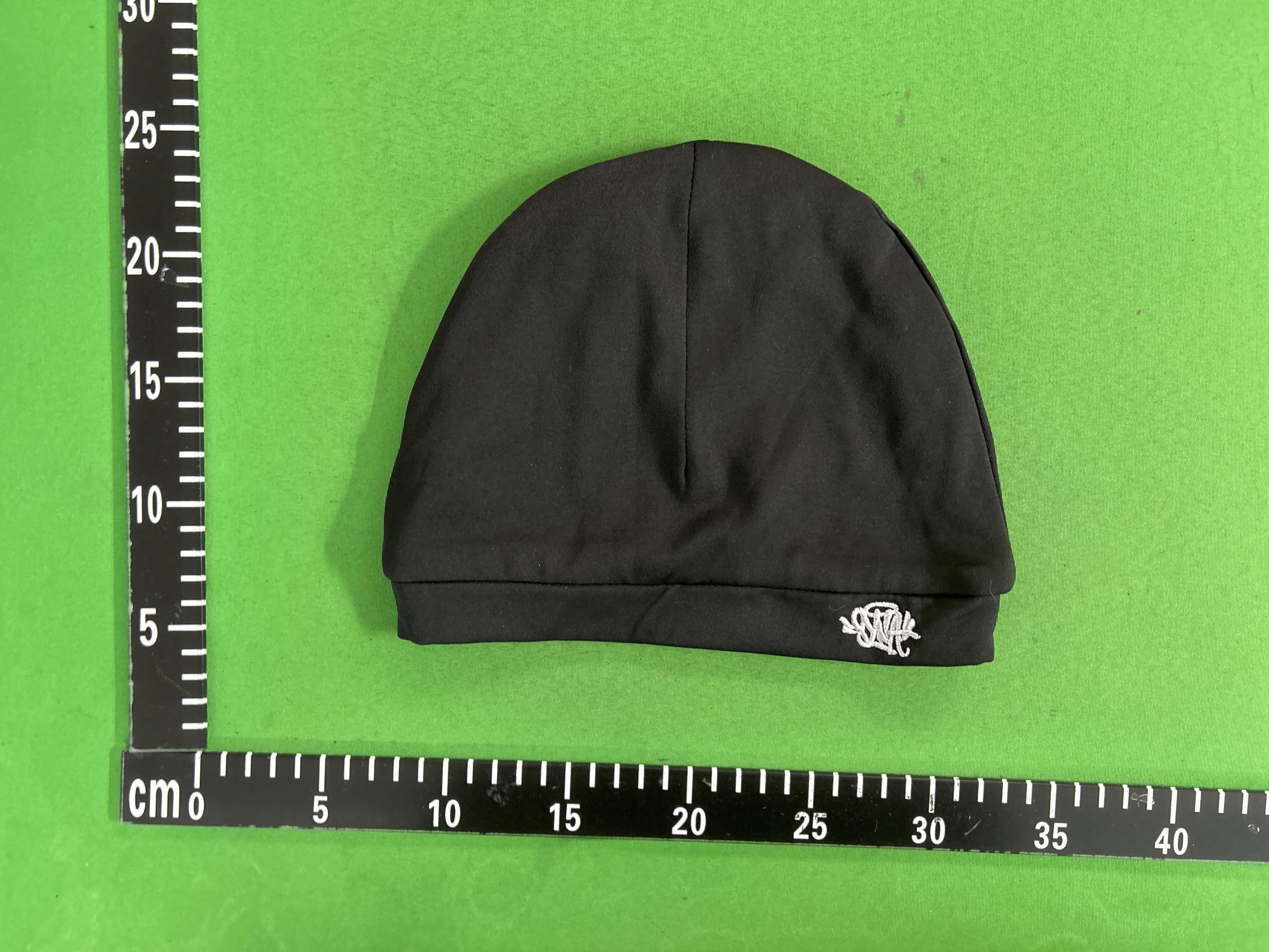 Foto QC 1 de NAFS Letter Embroidery Beanie Black