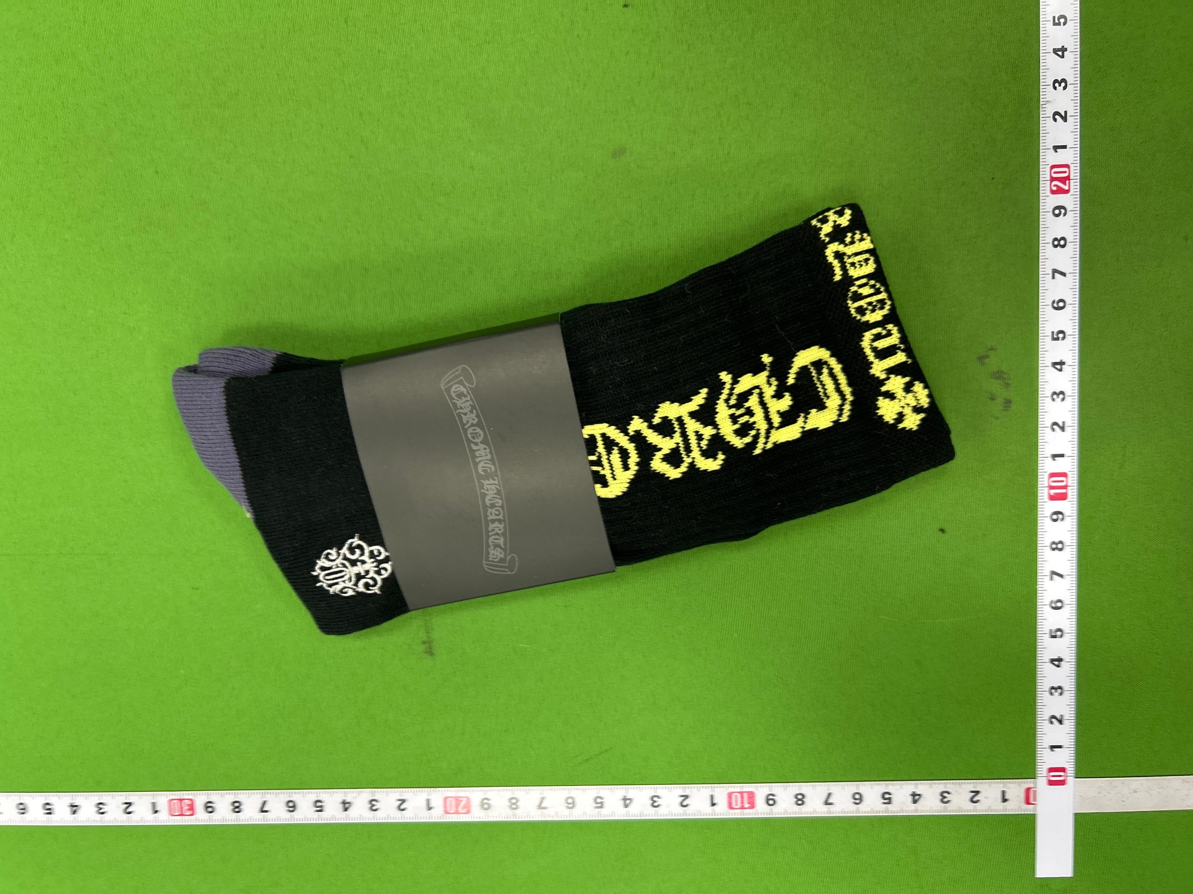 Foto QC 2 de Chrome Hearts Matty Boy Crew Socks Red Black