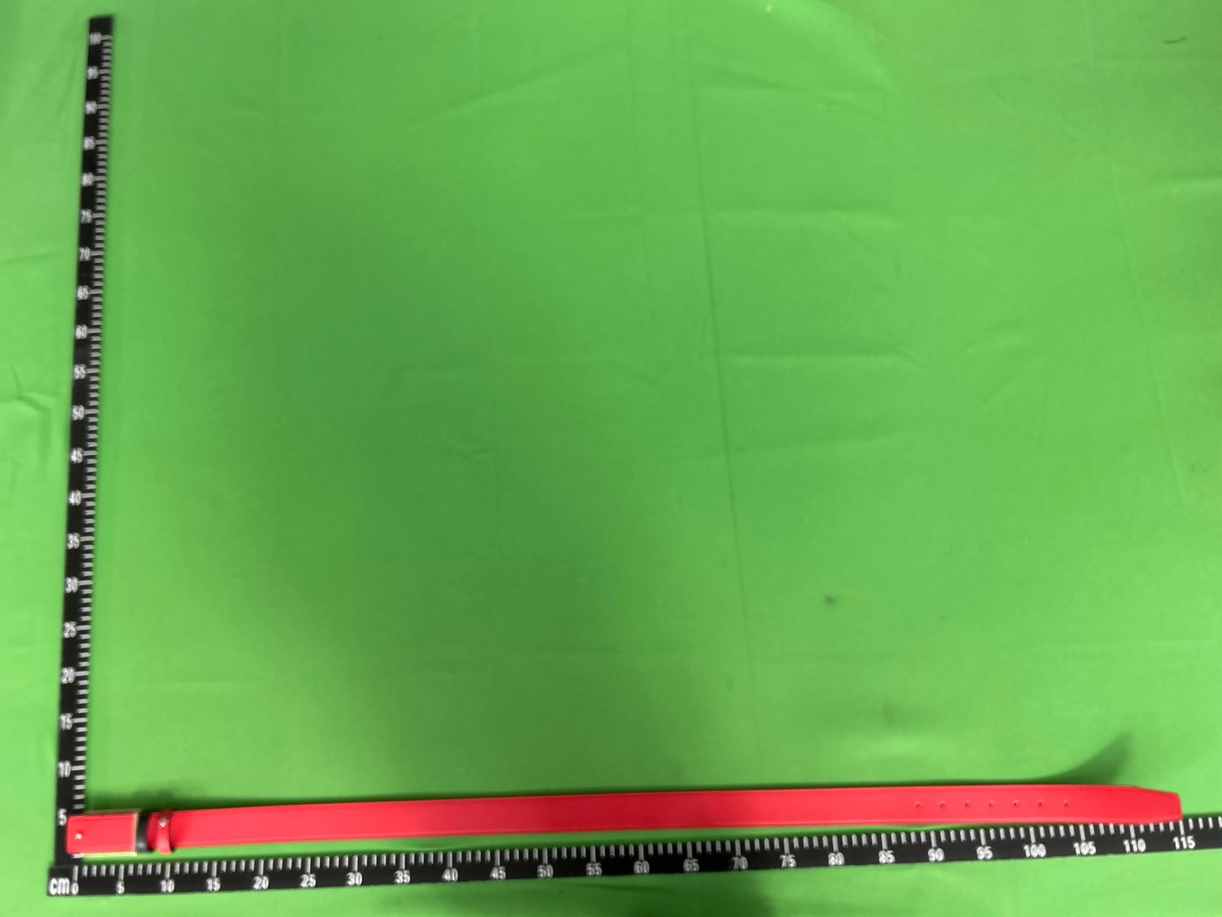 Foto QC 4 de Christian Louboutin Loubi Logo Reversible Belt Black and Red