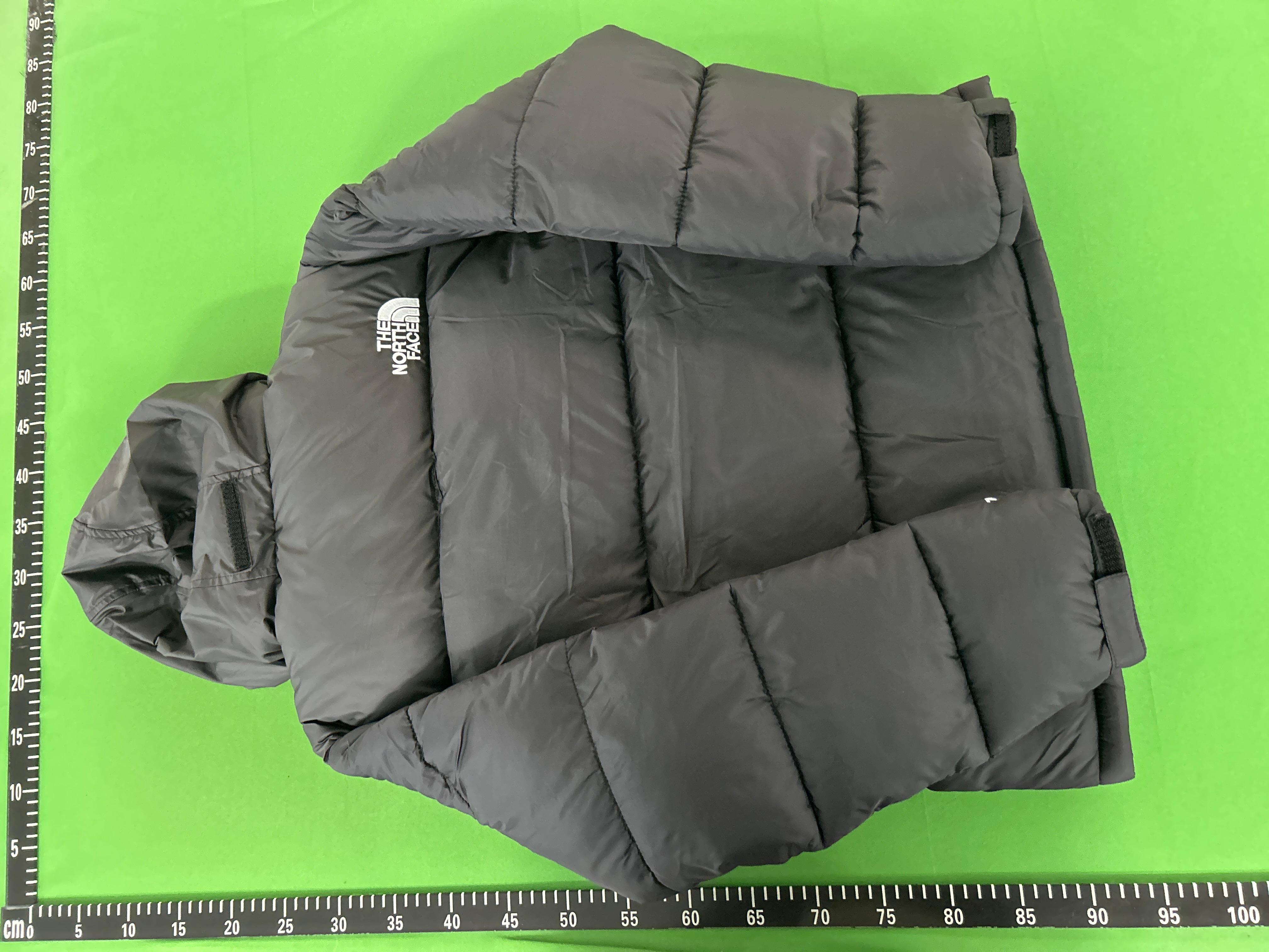 Foto QC 8 de The North Face Puffer Jacket Hooded 700-Fill Down Grey Black