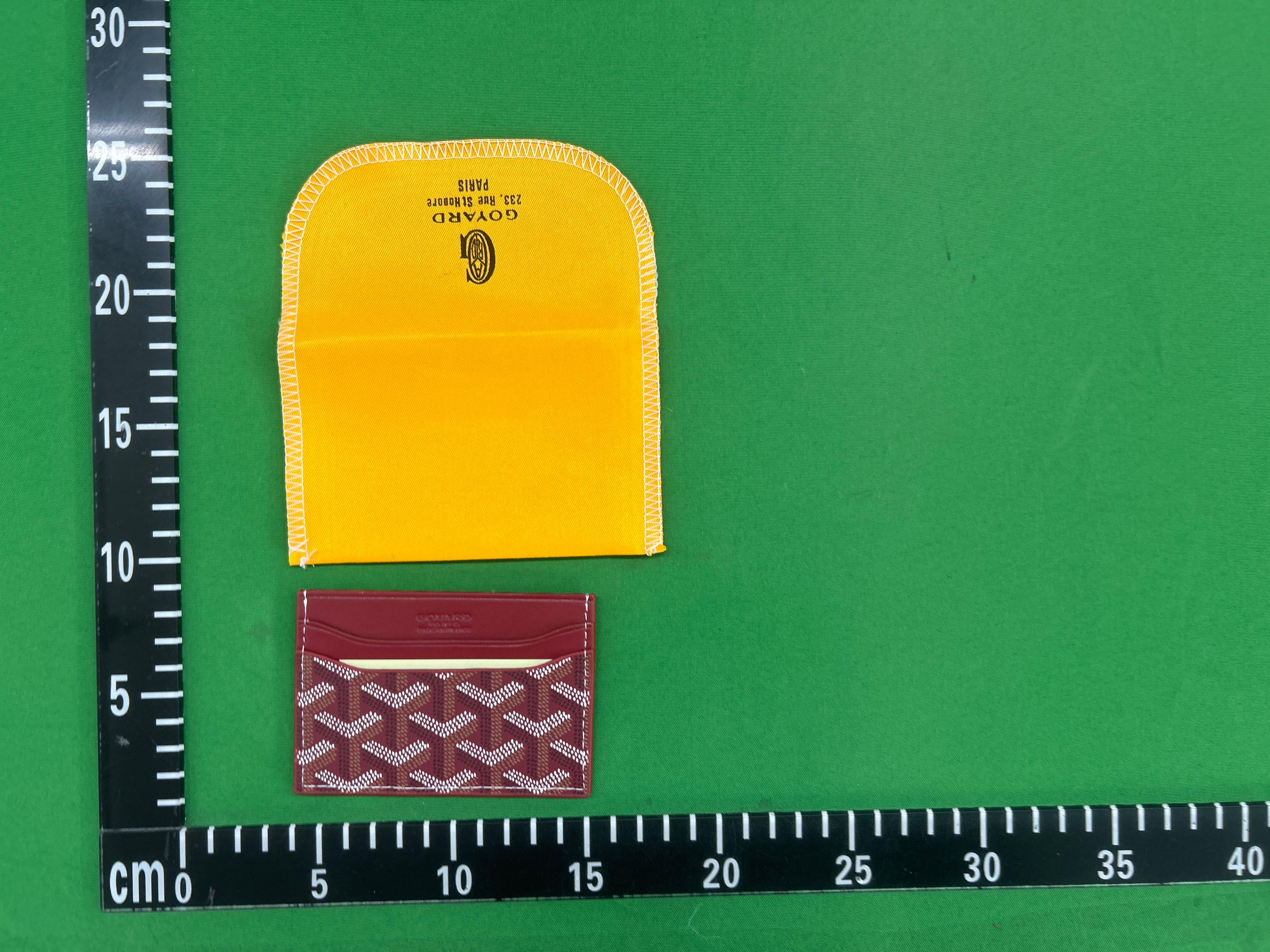 Foto QC 2 de Goyard Saint Sulpice Card Holder Red