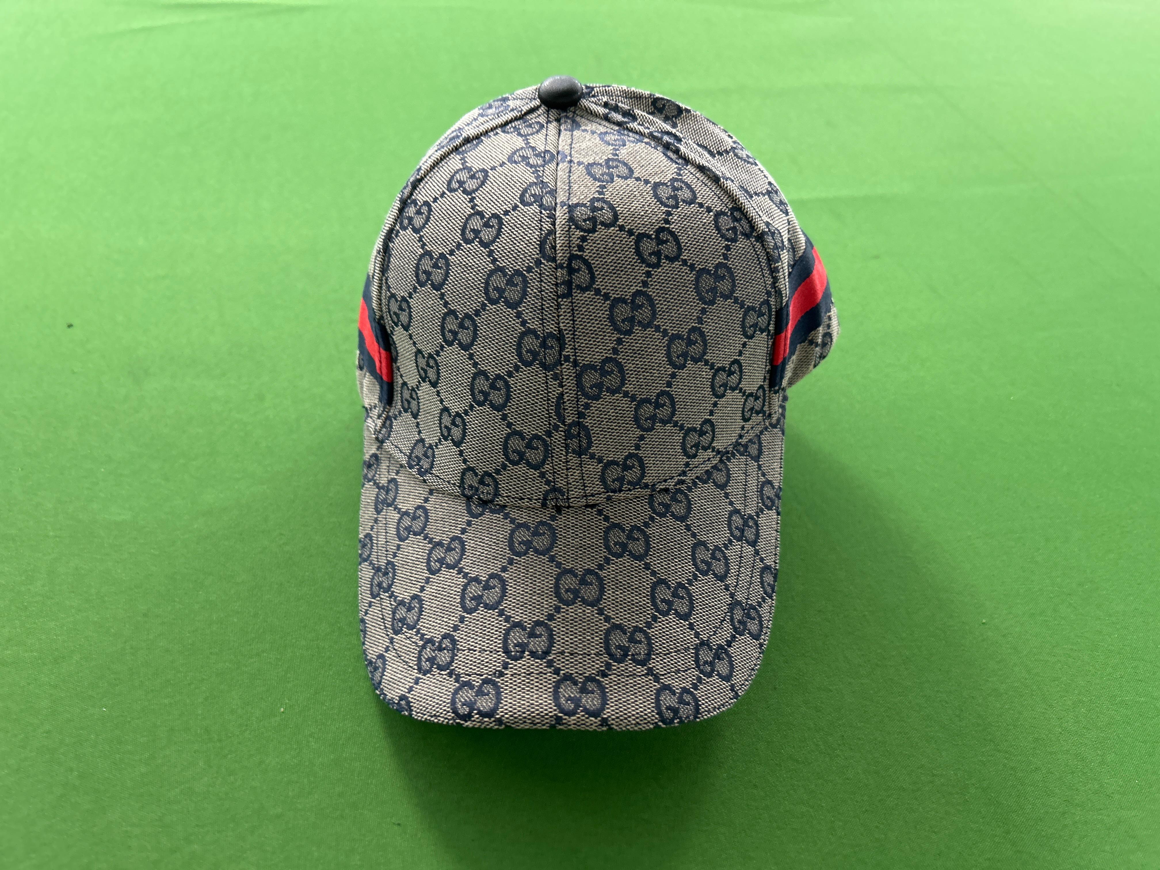 Foto QC 8 de Gucci Original GG Canvas Cap Beige/Blue