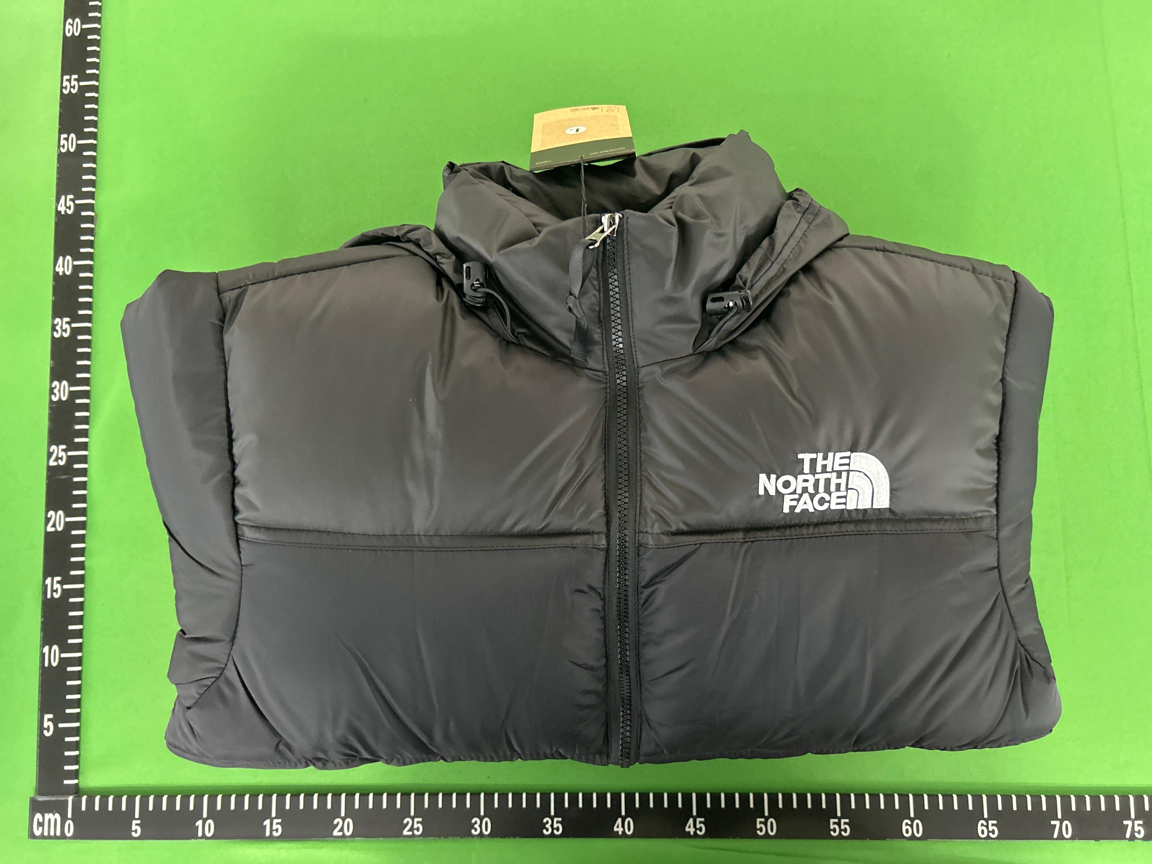 Foto QC 5 de The North Face Puffer Jacket Hooded 700-Fill Down Grey Black