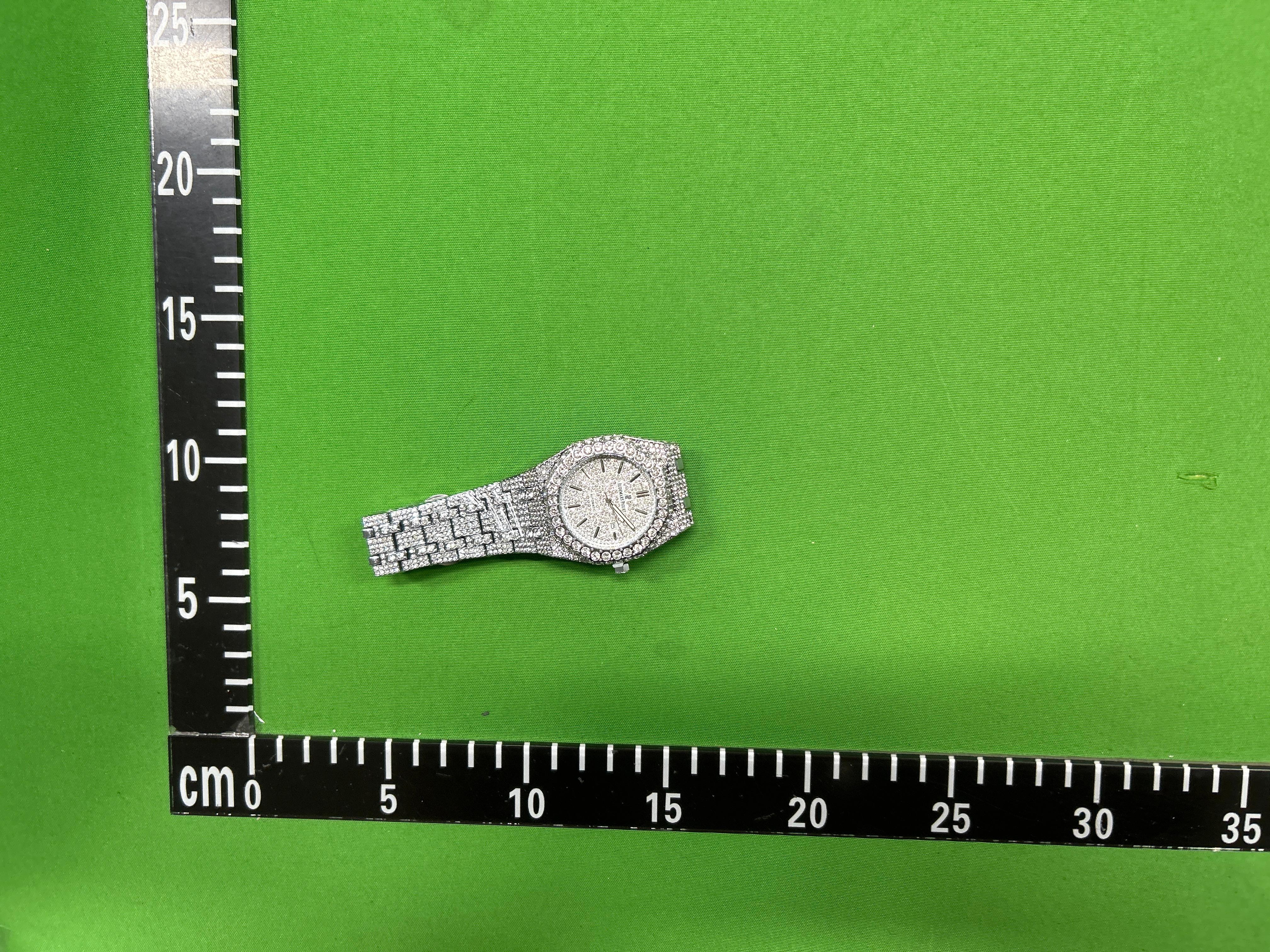Foto QC 6 de Other Full Diamond Iced Out Day Date V076