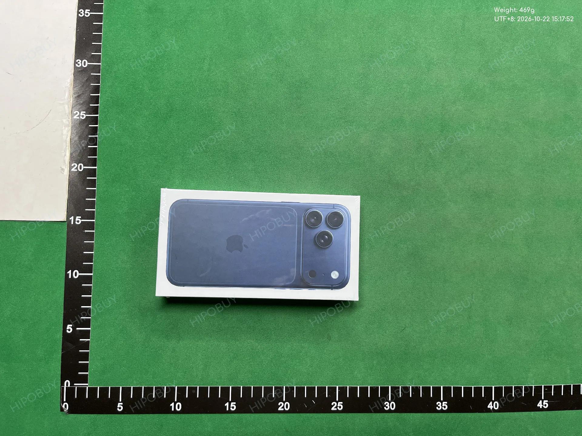 Foto QC 4 de Apple iPhone 17 Pro Max Blue Titanium