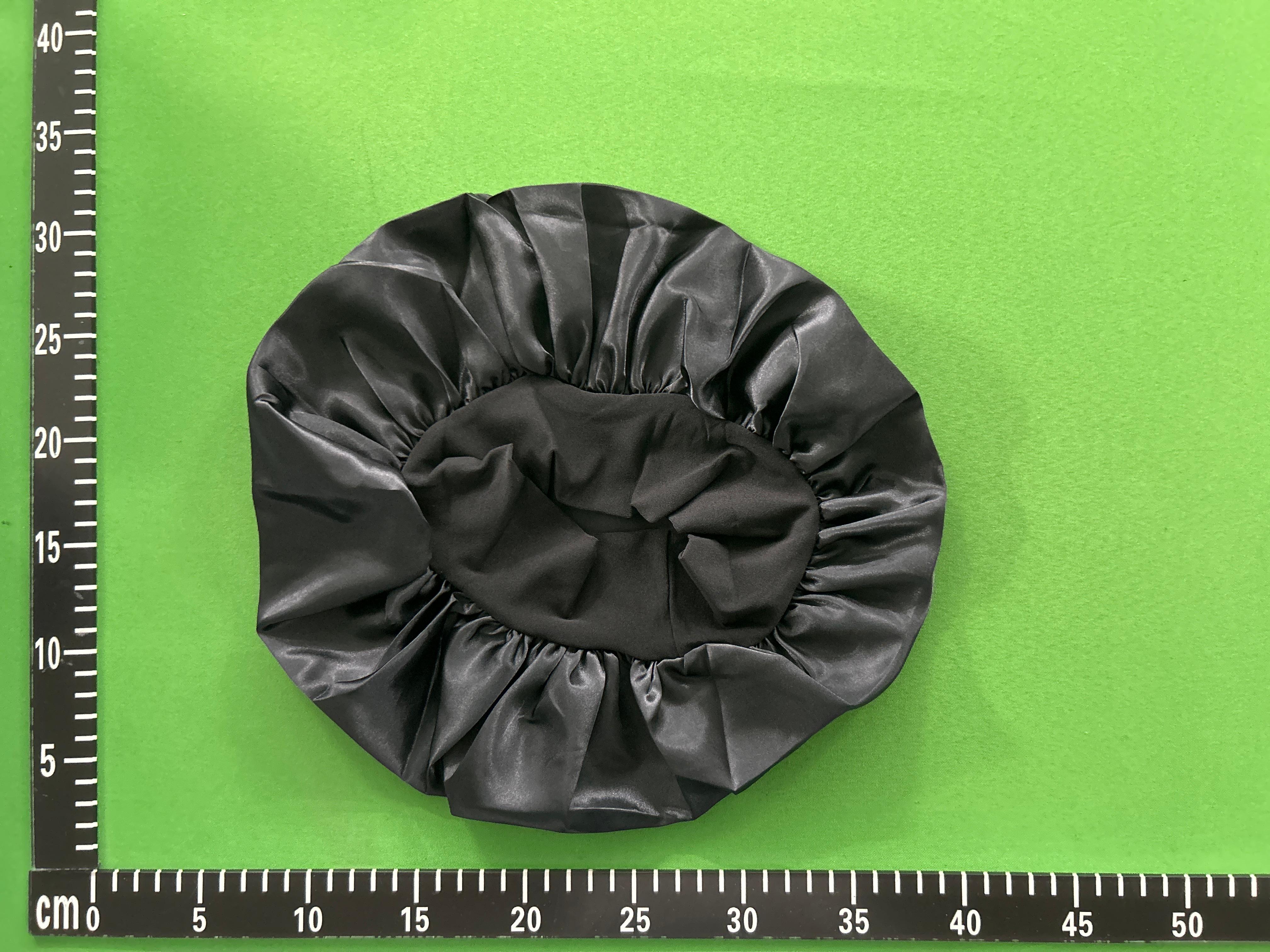 Foto QC 8 de Unbranded Satin Sleep Cap Black