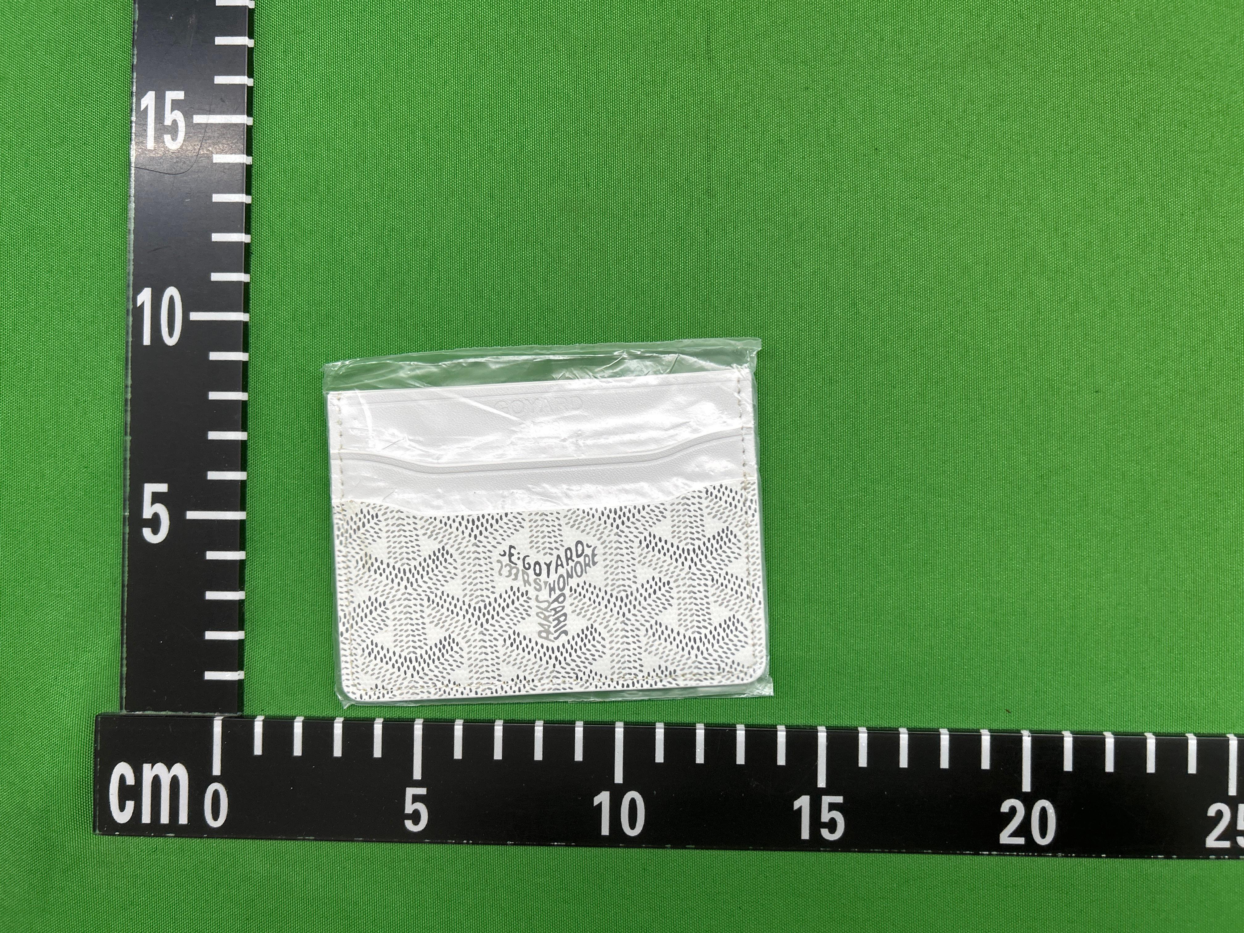 Foto QC 5 de Goyard Insert Victoire Card Wallet Goyardine Sky Blue