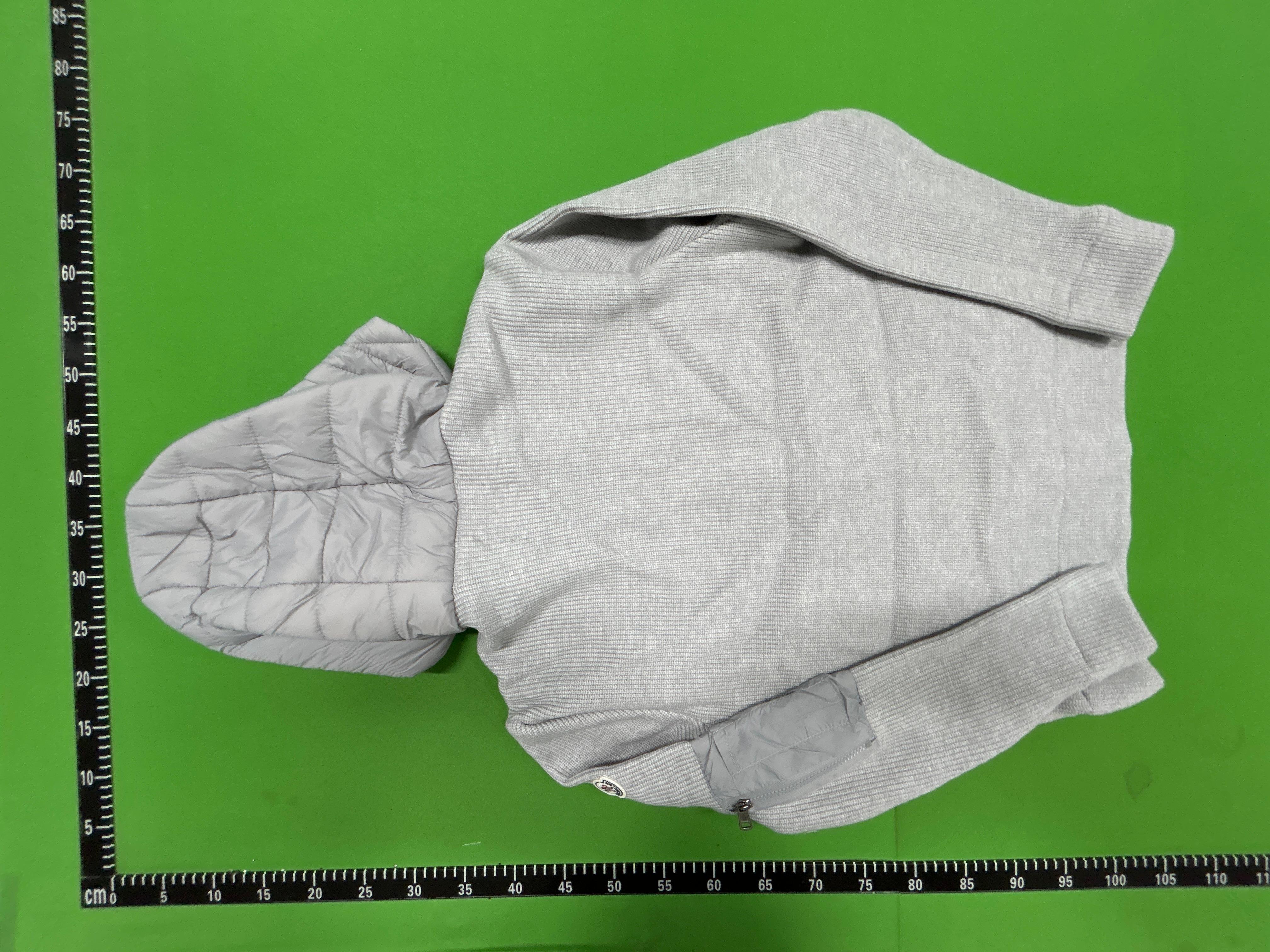 Foto QC 4 de Moncler Down Jacket Padded Wool Knit Hooded Black