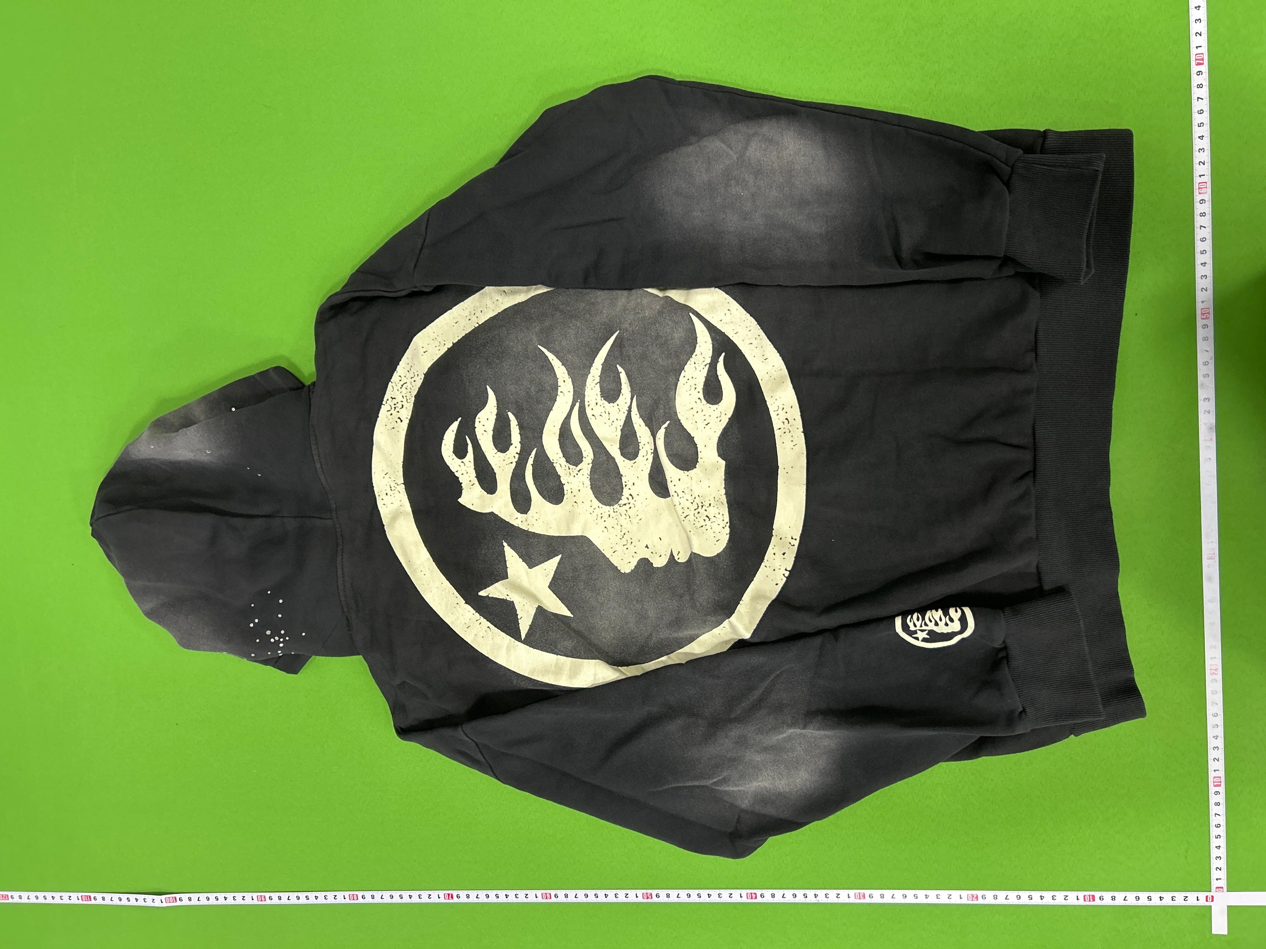Foto QC 4 de Hellstar Path to Paradise Washed Hoodie Blue