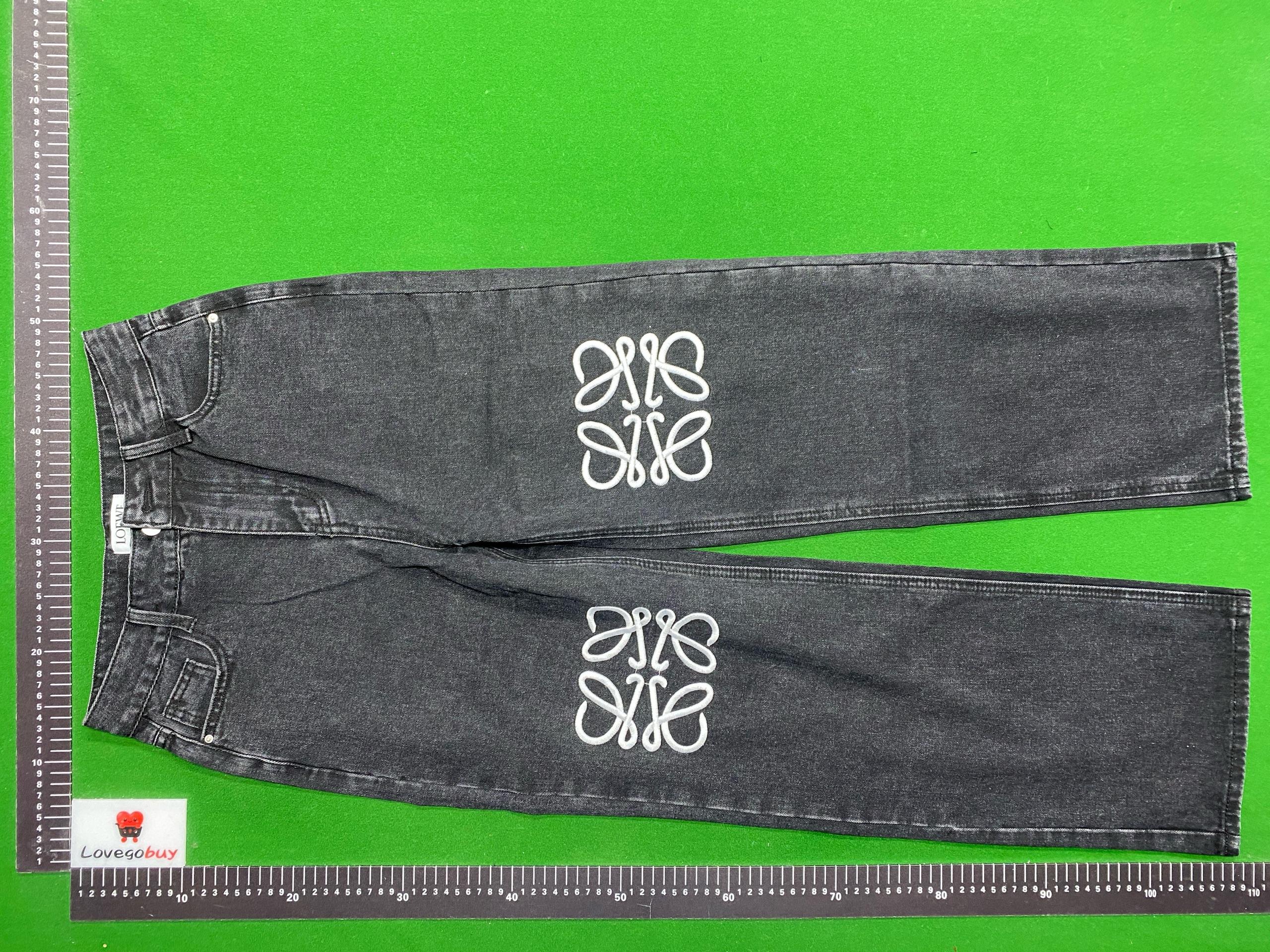 Foto QC 7 de Loewe Anagram Jeans Cut-Out Baggy Black