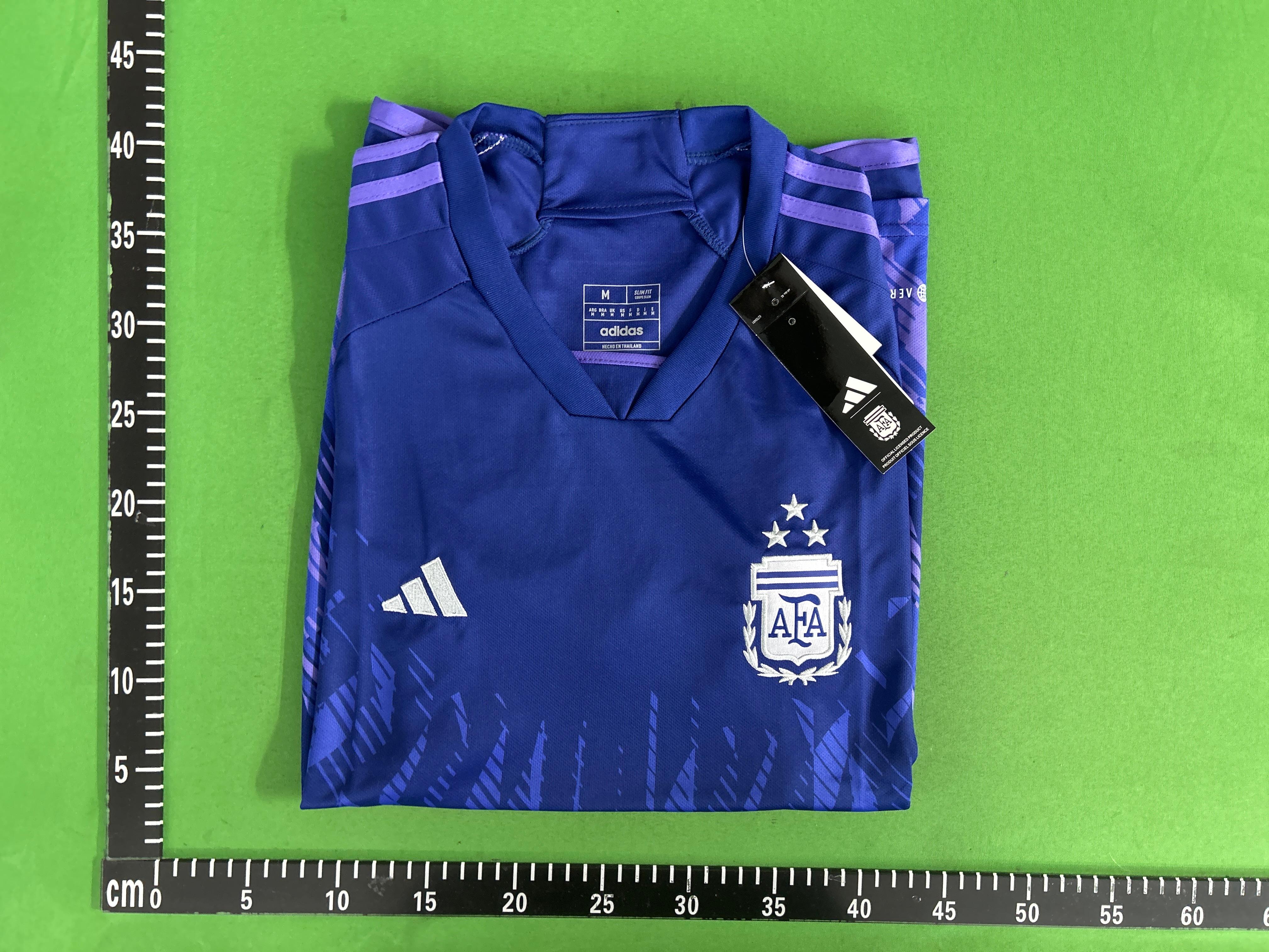 Foto QC 3 de Argentina x adidas 2006 Home Messi #19 Jersey Light Blue/White
