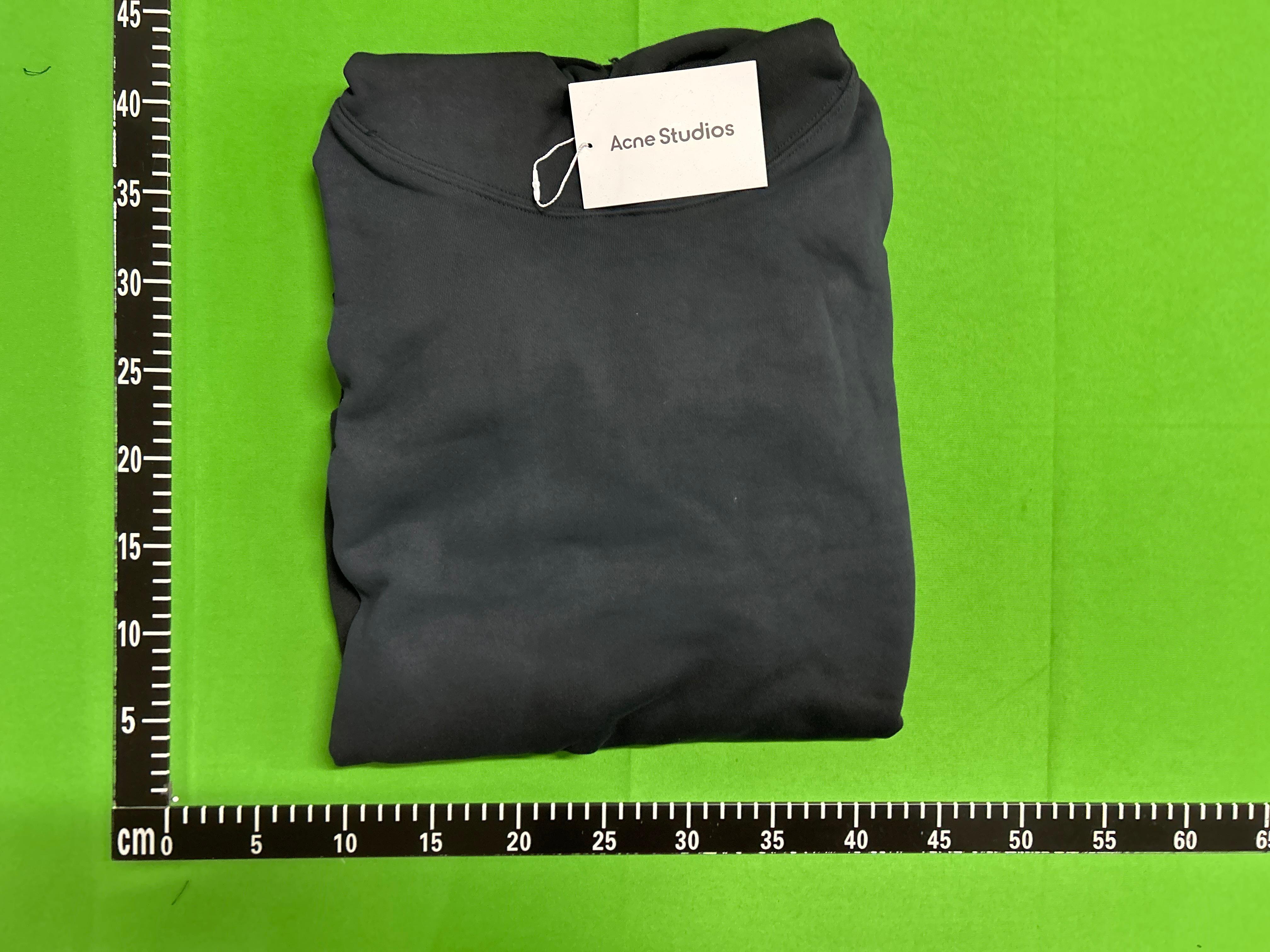 Foto QC 1 de Acne Studios 1996 Logo Wash Distressed Hoodie Black