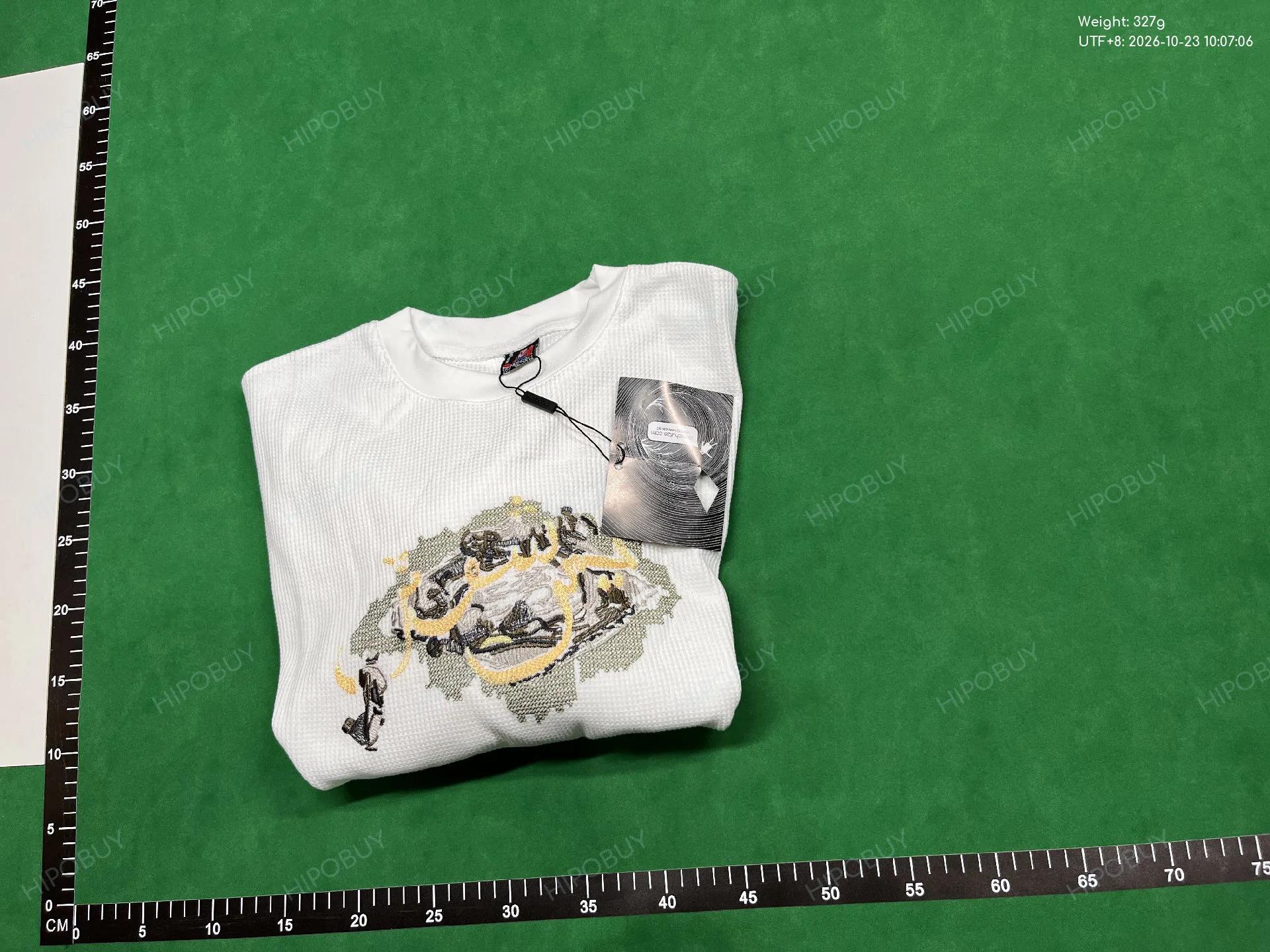 Foto QC 4 de derschutze Blossom Sweatpants Waffle Embroidered Off-White
