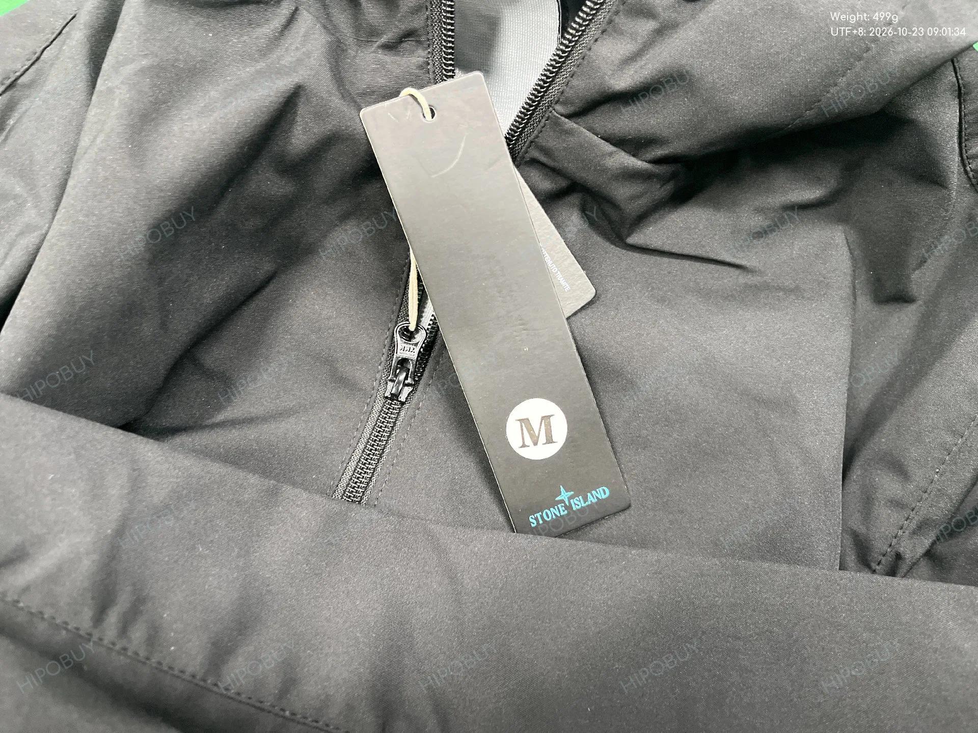Foto QC 4 de Stone Island Membrana 3L TC Hooded Jacket Black