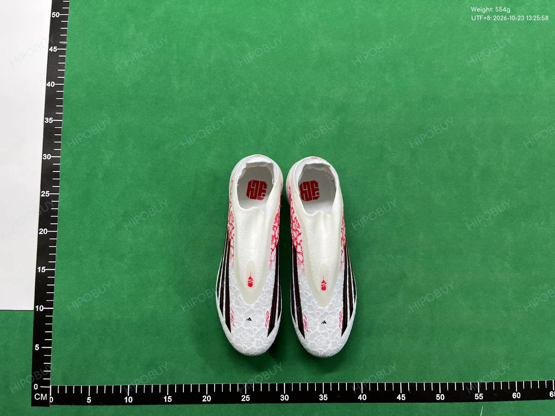 Foto QC 6 de adidas F50 Elite Laceless FG Lamine Yamal White Solar Red IF0601