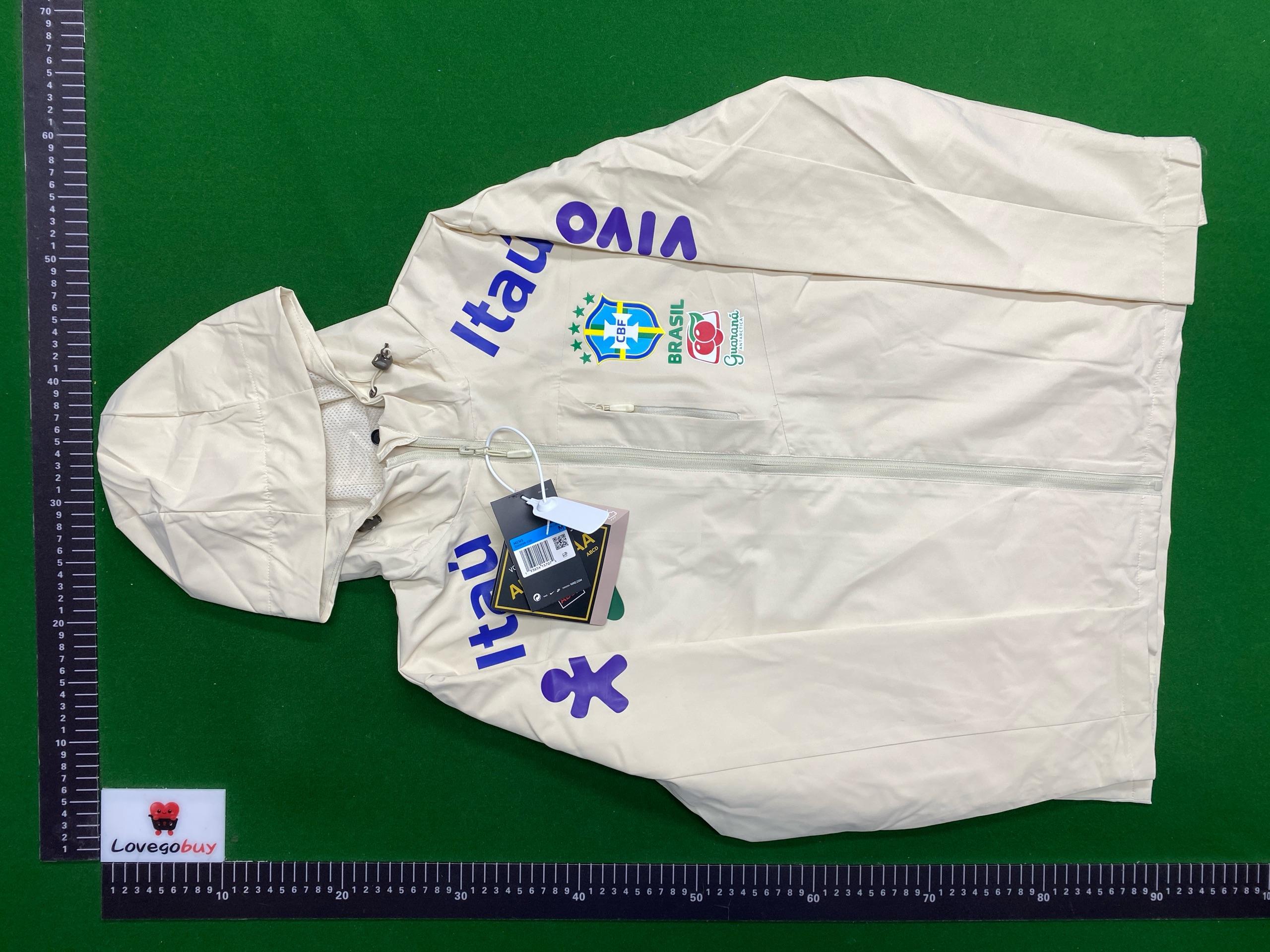 Foto QC 1 de Nike Brazil CBF Hooded Windbreaker Jacket Gore-Tex Black