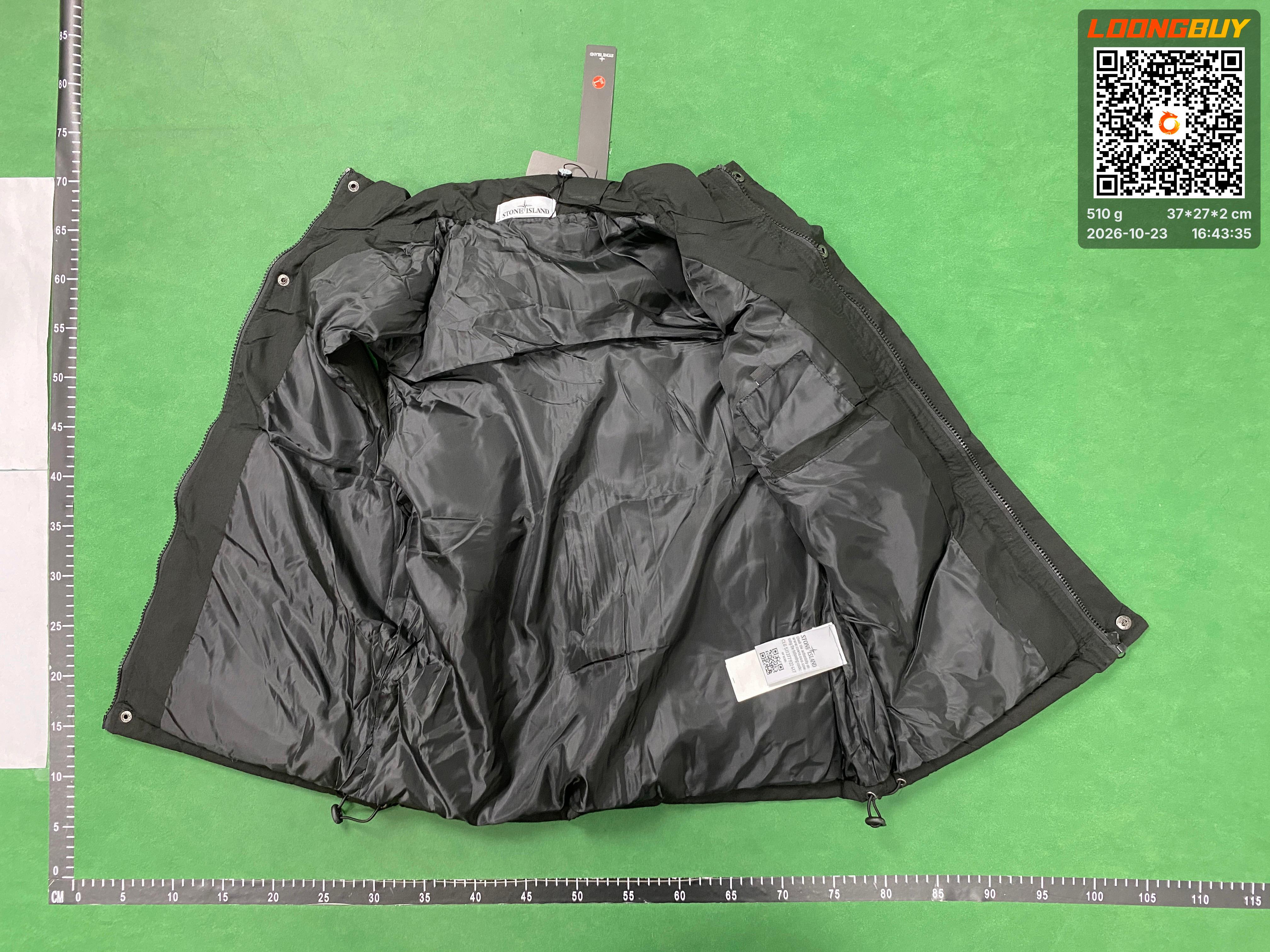 Foto QC 7 de Stone Island Nylon Metal ECONYL Overshirt Jacket Ash Grey