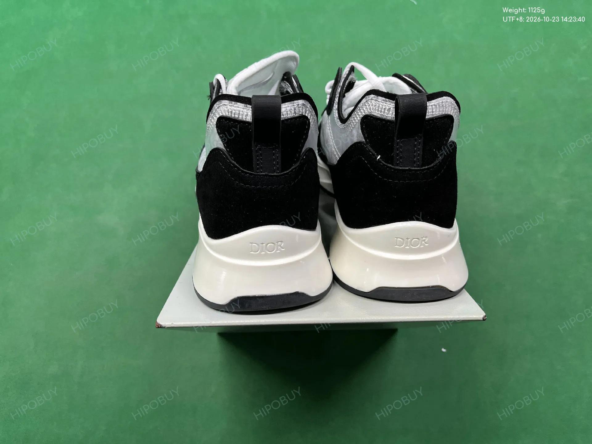 Foto QC 3 de Dior B22 Technical Mesh and Leather Black Iridescent