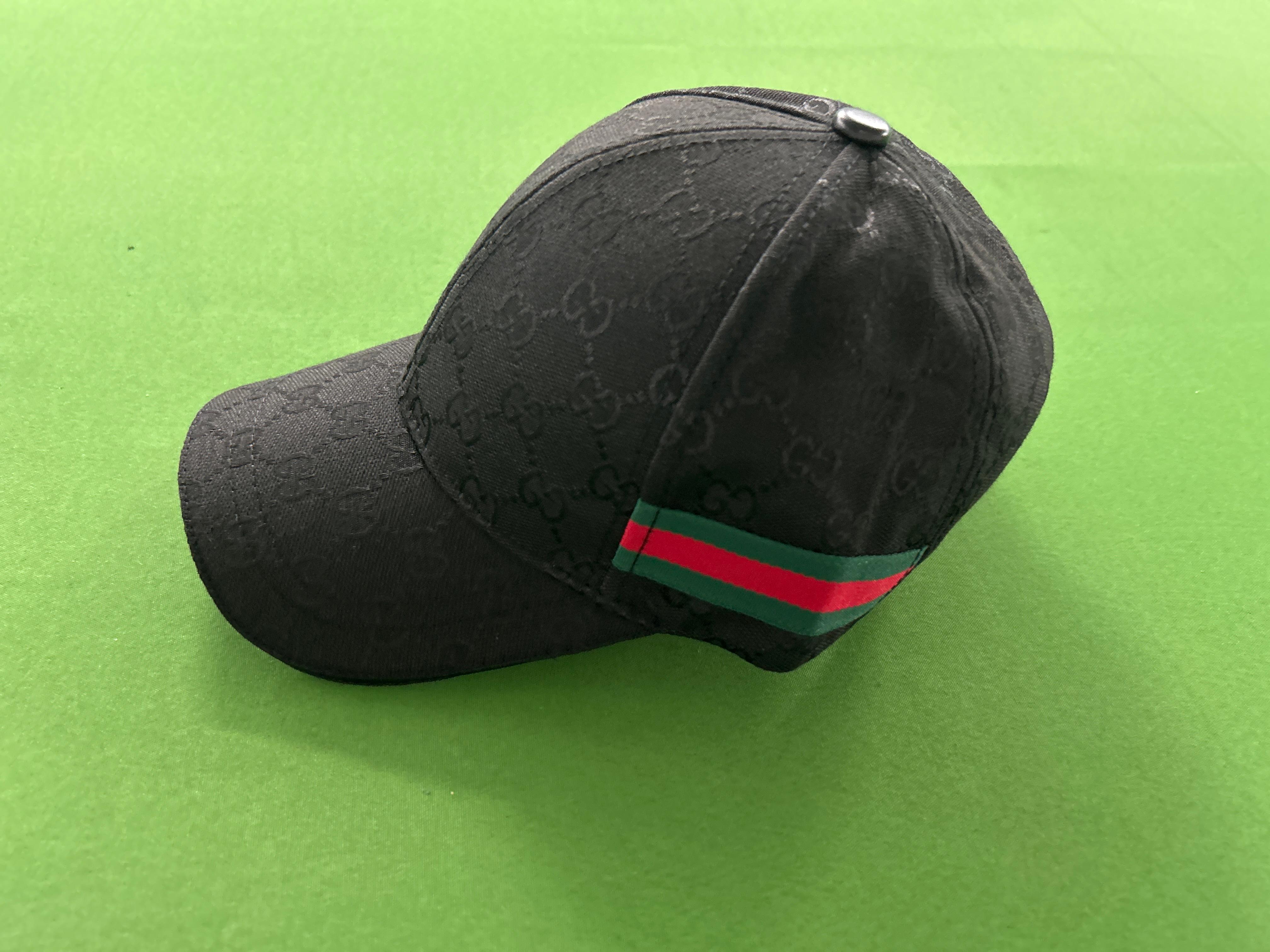 Foto QC 7 de Gucci Web Monogram Cap Grey