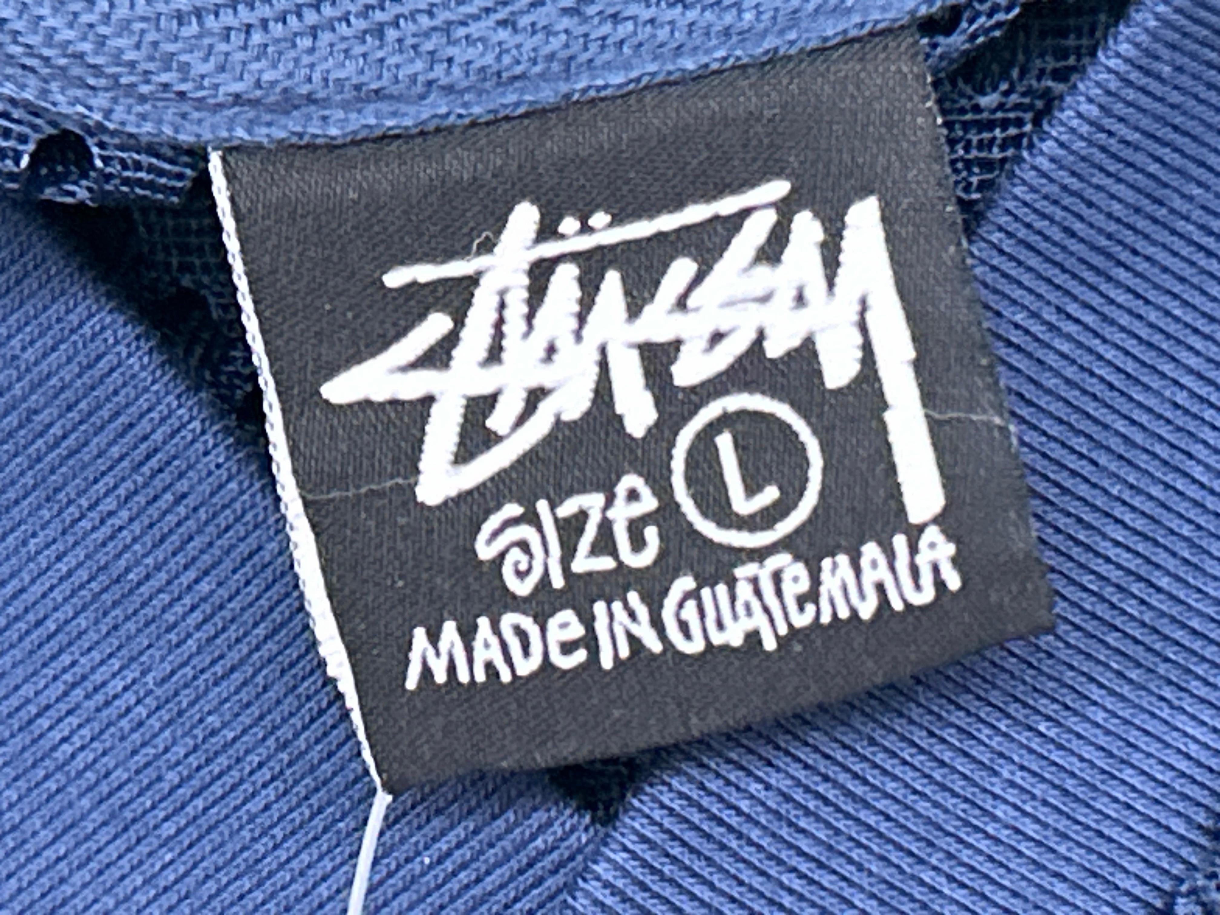 Foto QC 2 de Stussy Big Stock Logo Crewneck Sweater Knit Navy