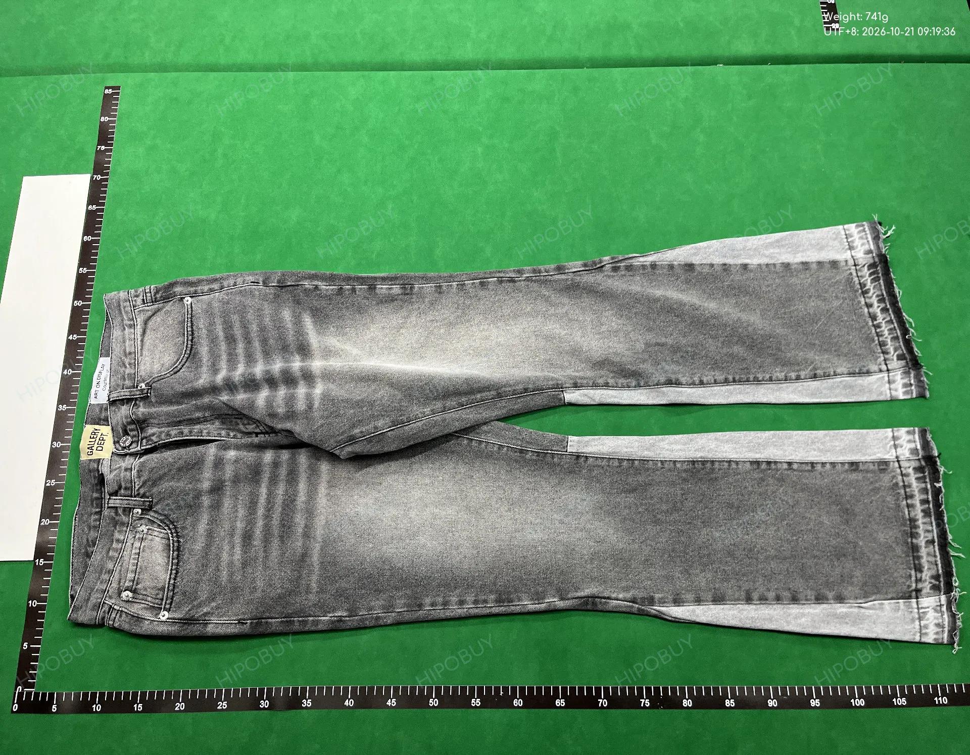 Foto QC 2 de Gallery Dept. x Chrome Hearts LA Flare Jeans Cross Patch Black