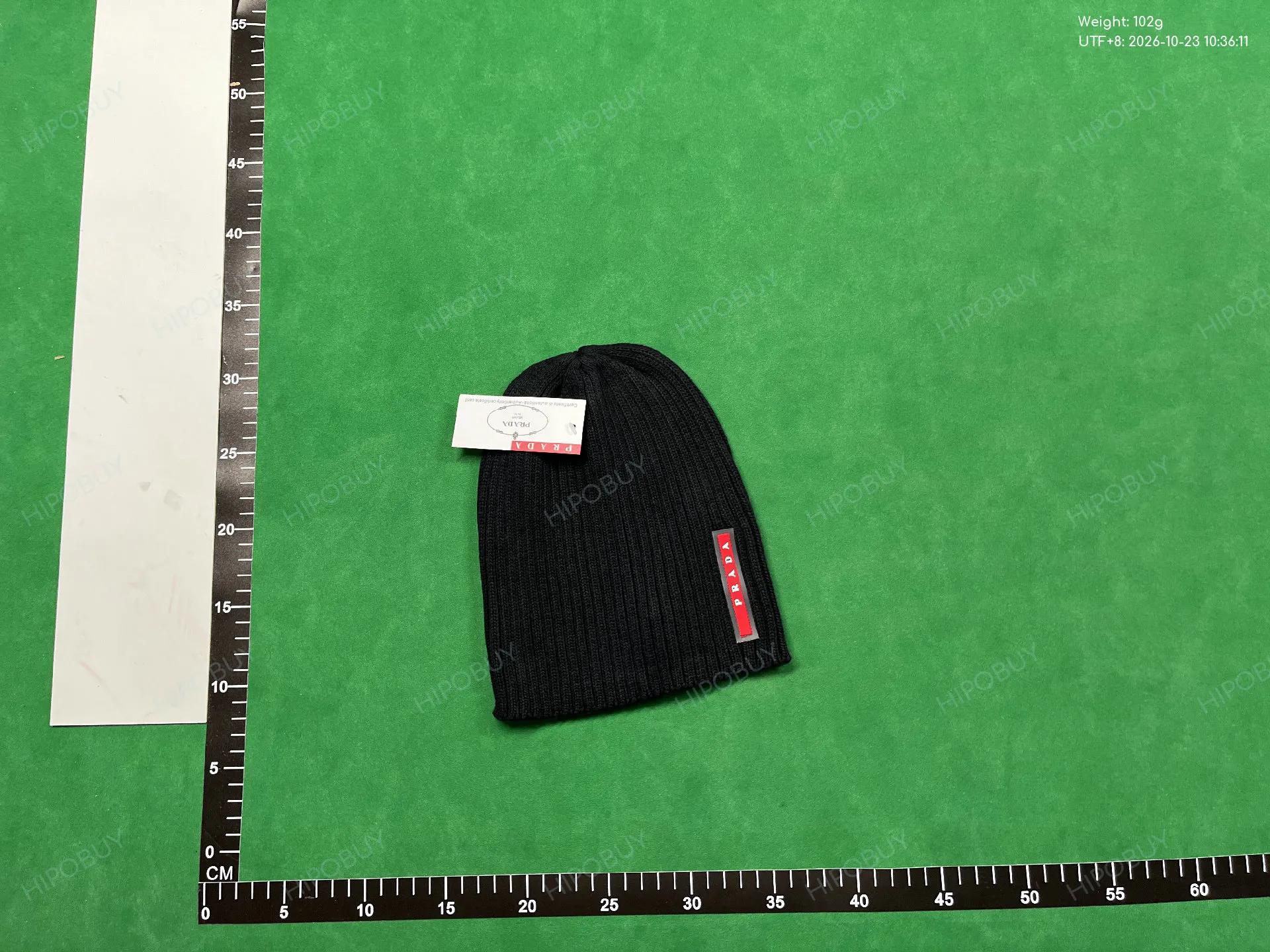 Foto QC 6 de Prada Linea Rossa Beanie Brown