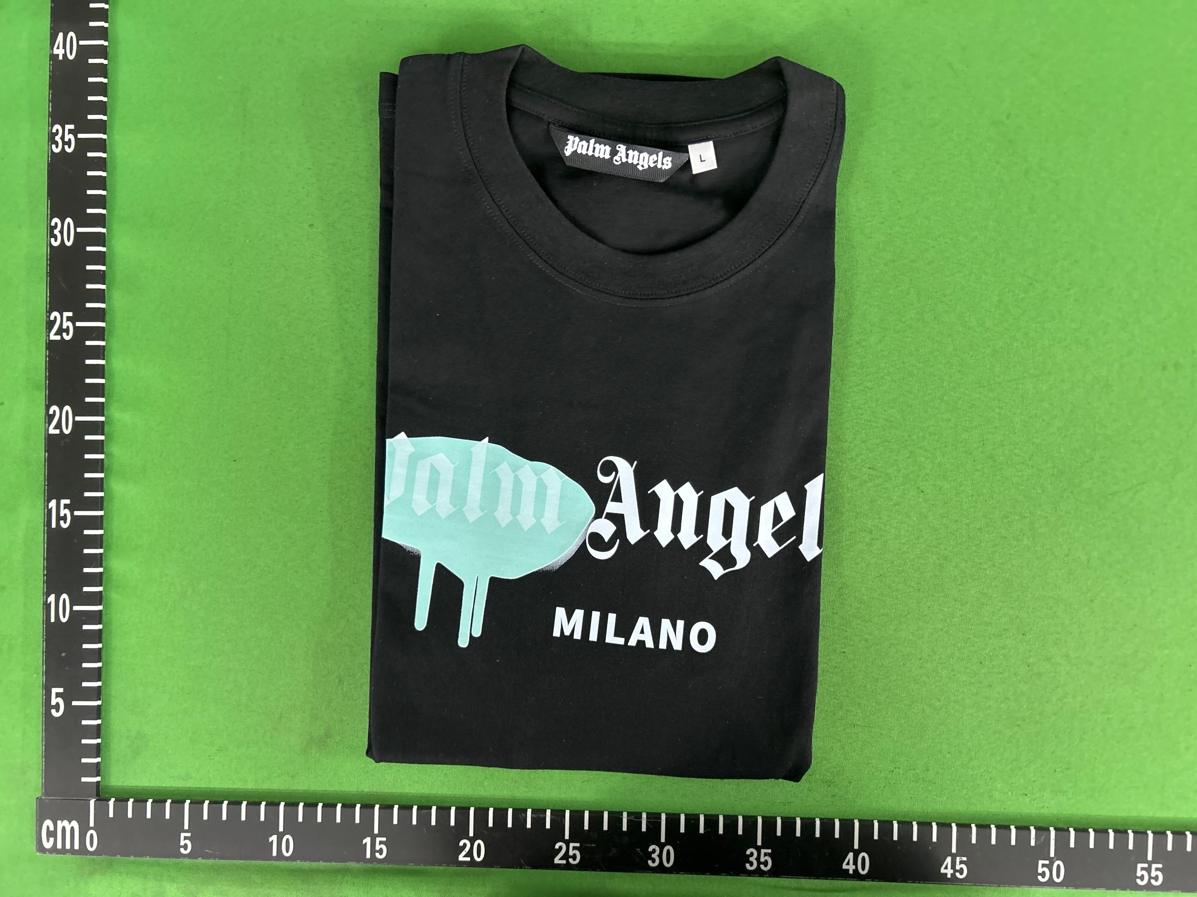 Foto QC 1 de Palm Angels Back Logo T-shirt White