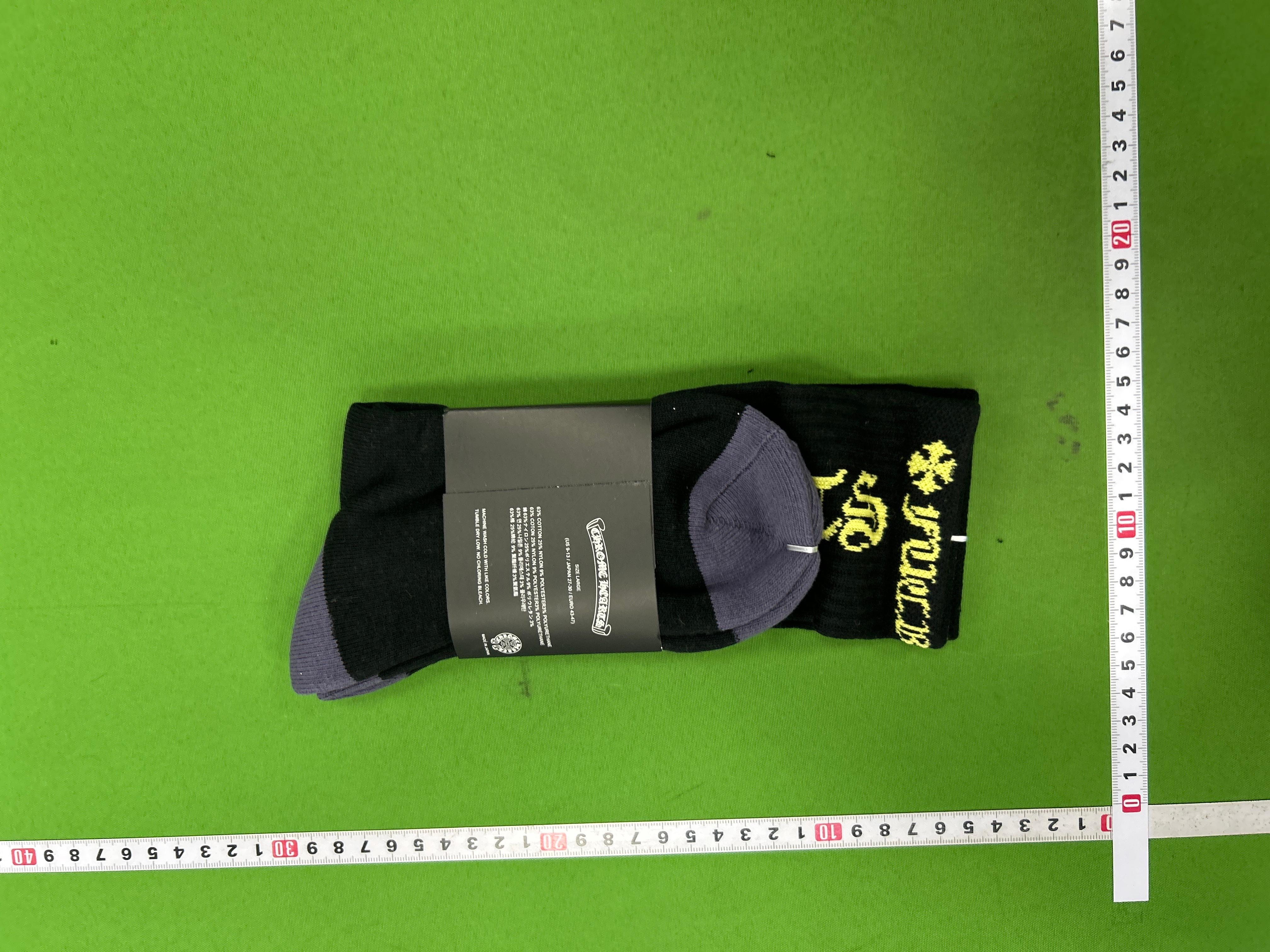 Foto QC 1 de Chrome Hearts Matty Boy Crew Socks Red Black