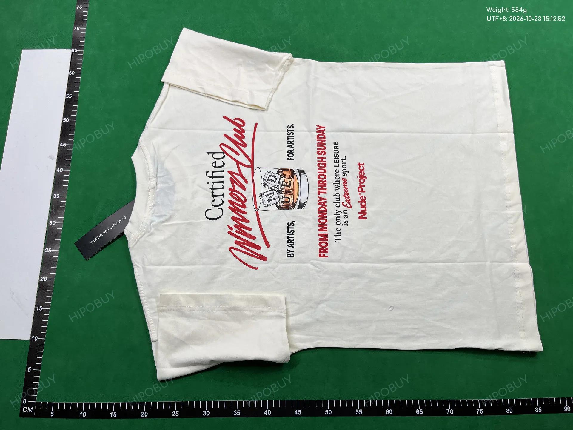 Foto QC 3 de Nude Project T-shirt Never Trust A Millionaire Yacht White