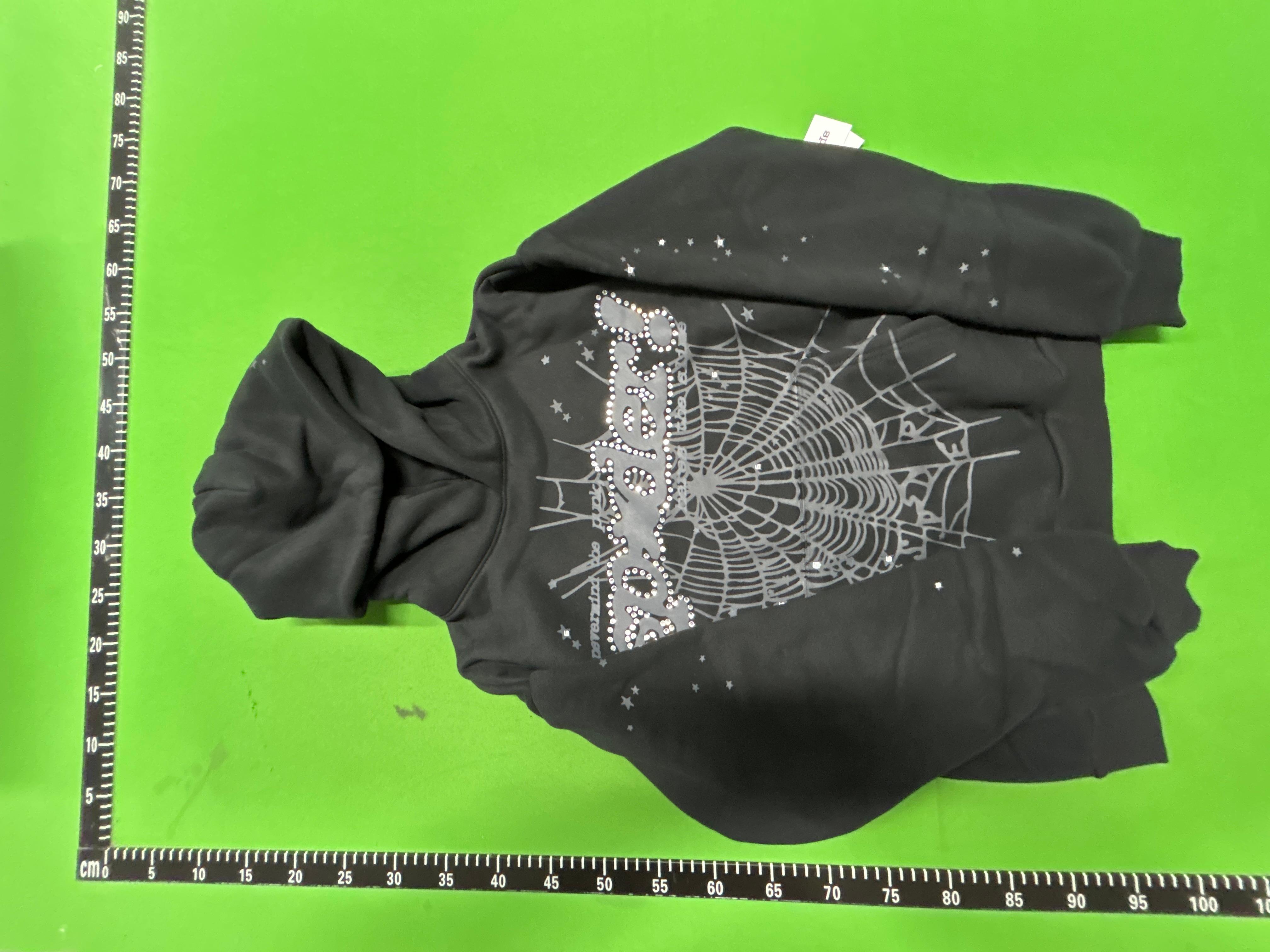 Foto QC 7 de sp5der Hoodie Star Graphic Black