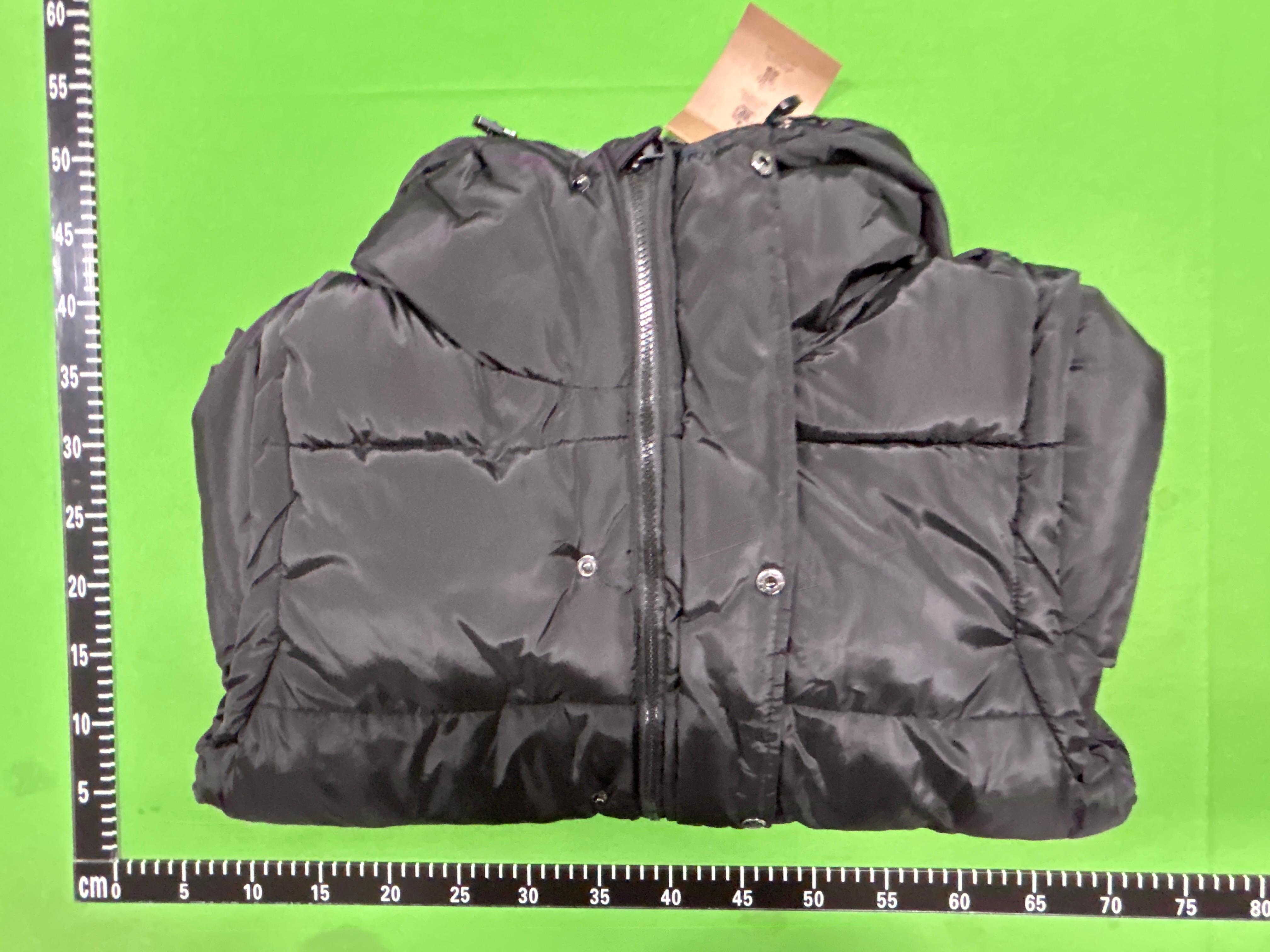 Foto QC 1 de Moncler Hooded Jacket Hybrid Down Knit Black