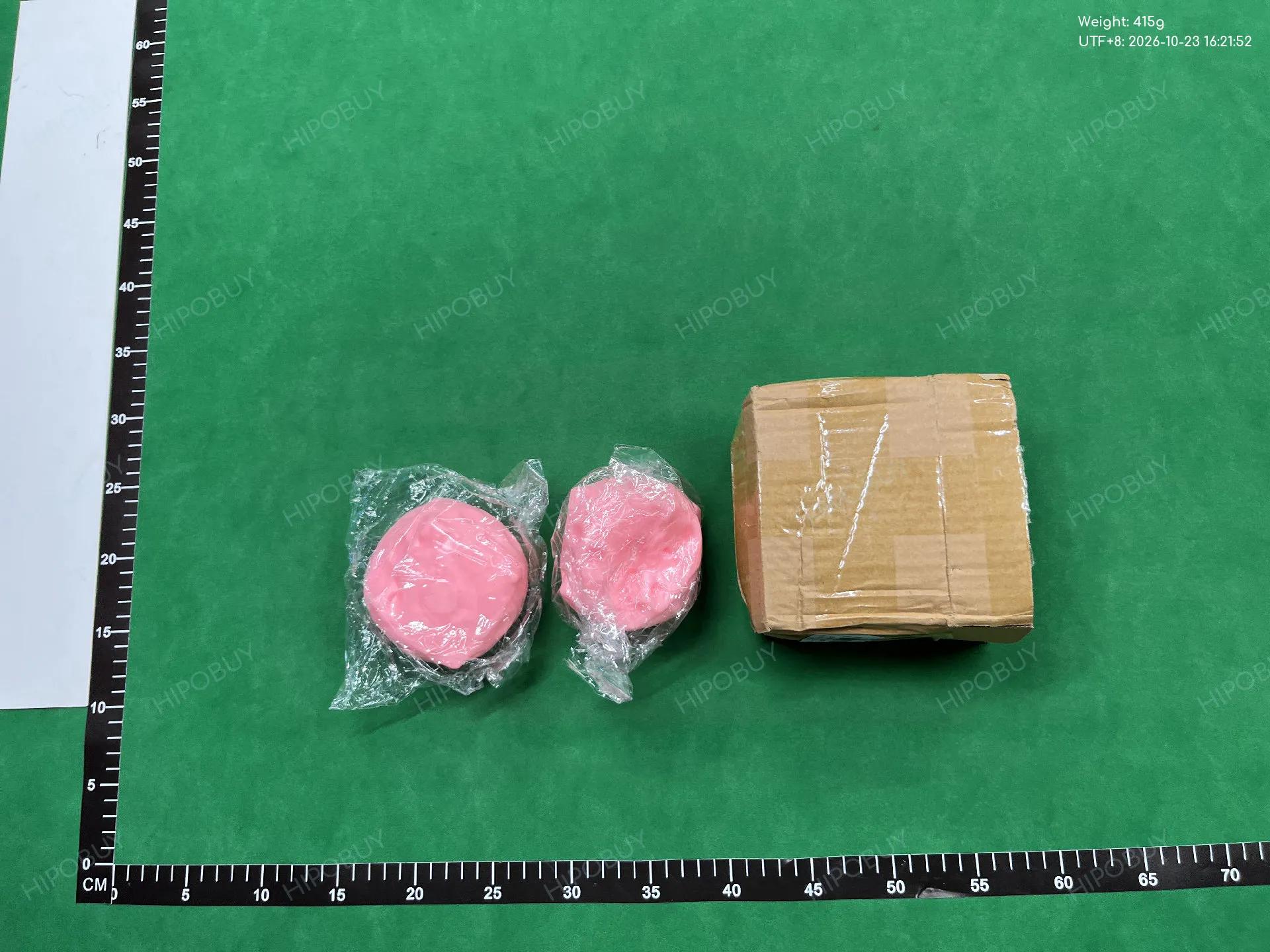 Foto QC 7 de Unbranded Cheese Vaseline Coconut Oil Series Pink TPR Squishy Toy