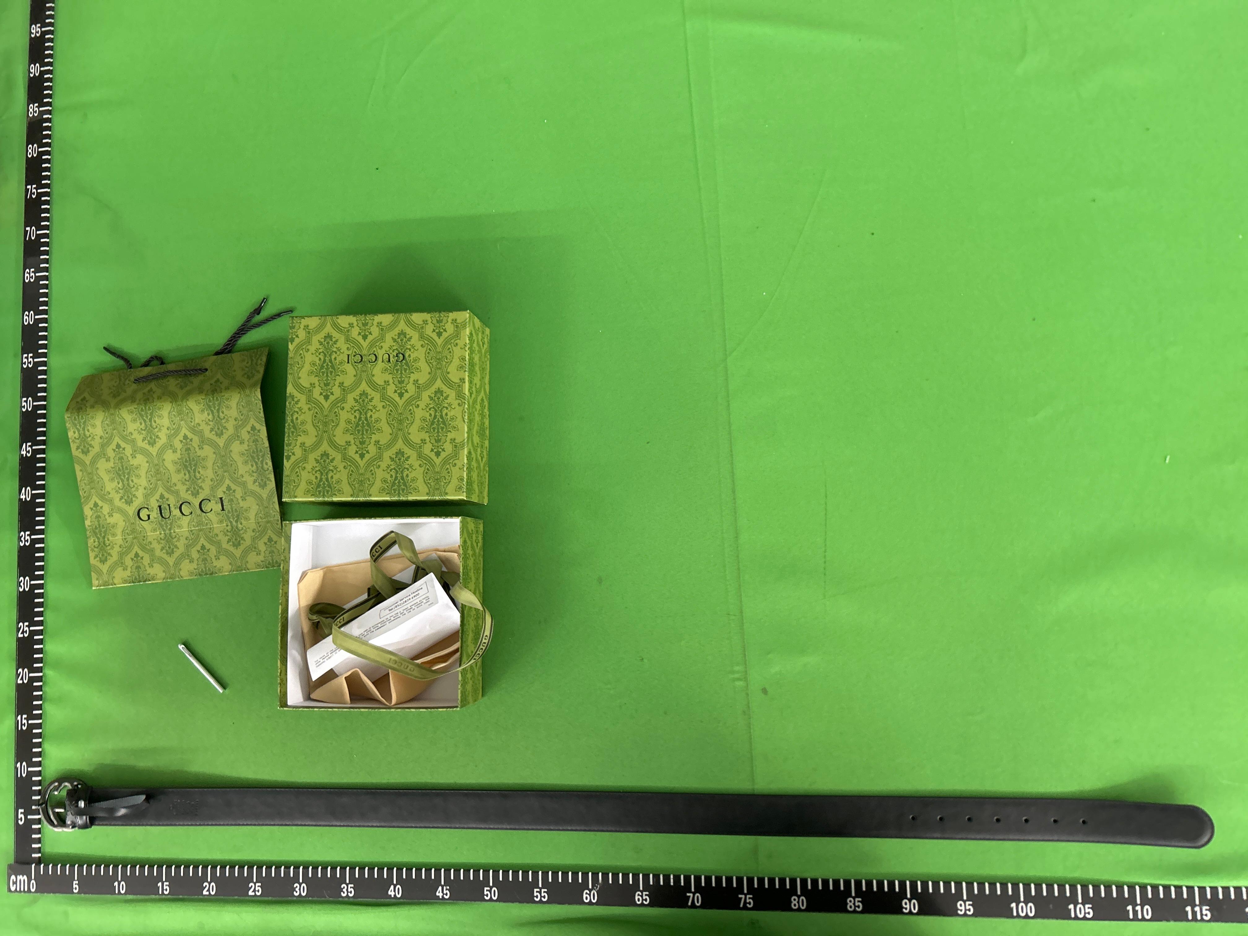 Foto QC 4 de Gucci Interlocking G Belt Disney x Mickey Mouse GG Supreme