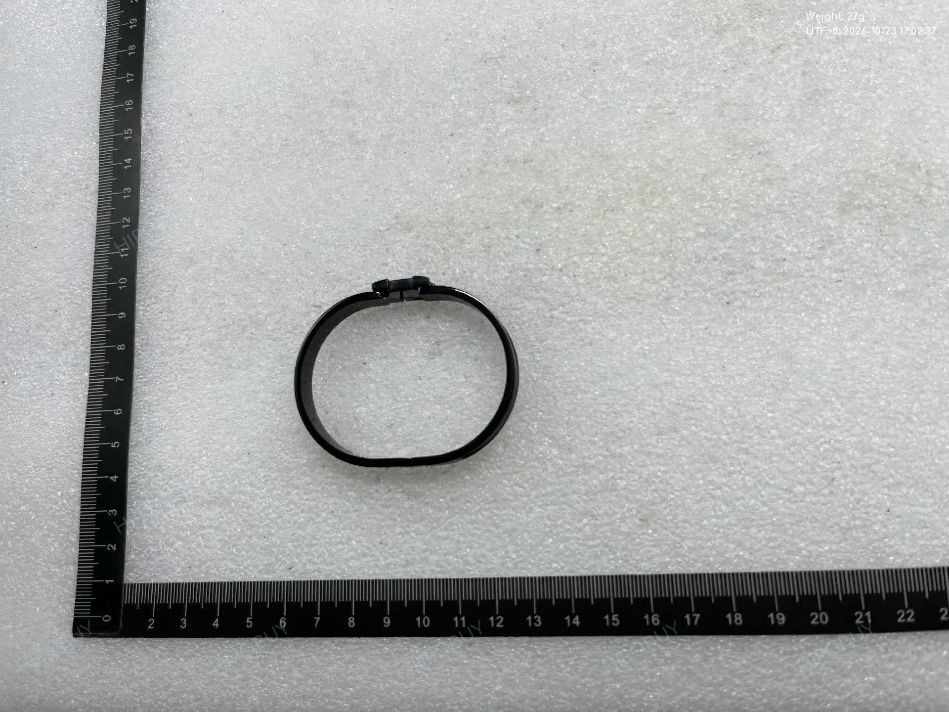 Foto QC 5 de Hermes Clic HH Bracelet Metal Black