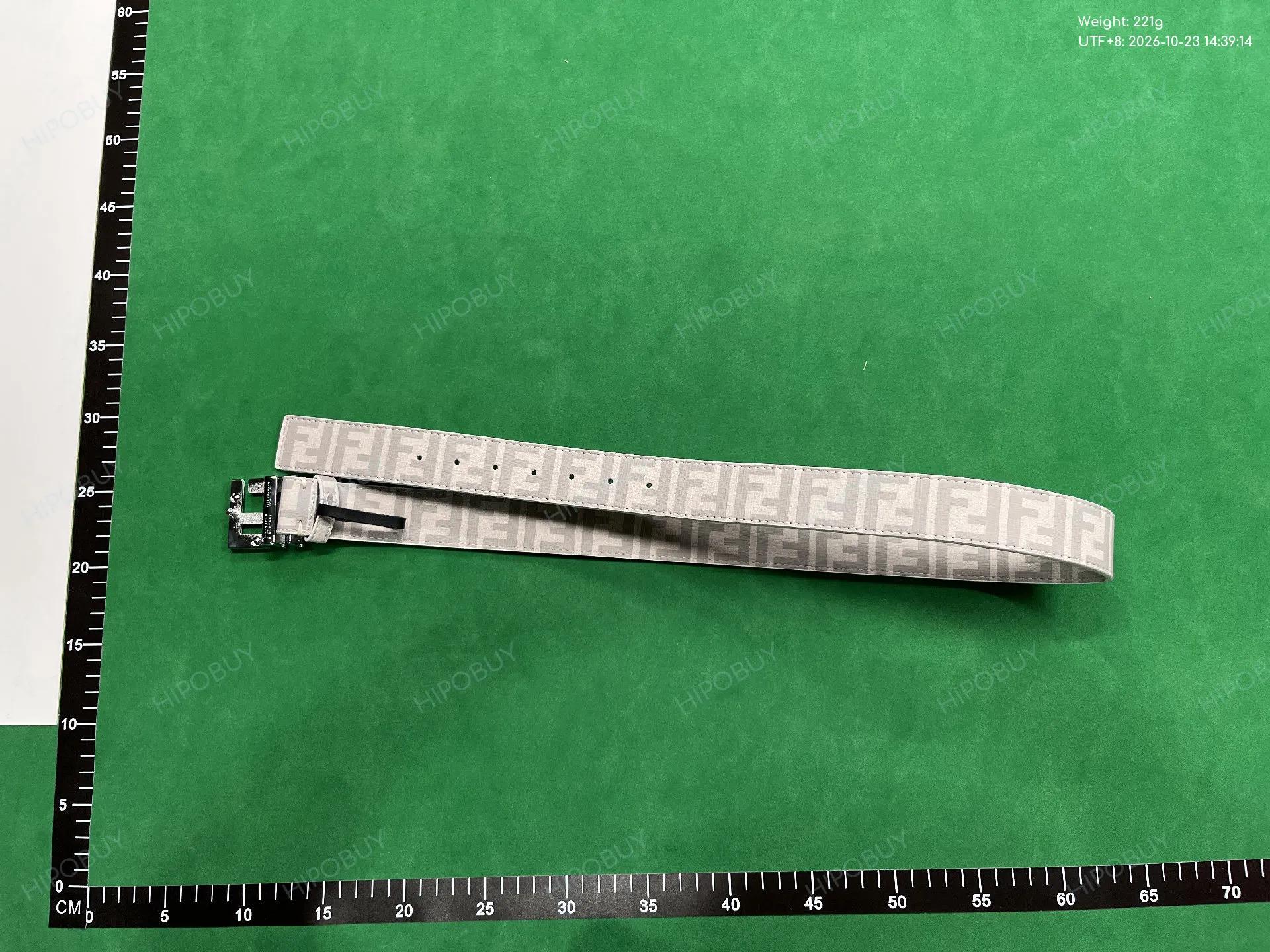 Foto QC 2 de Fendi FF Belt White
