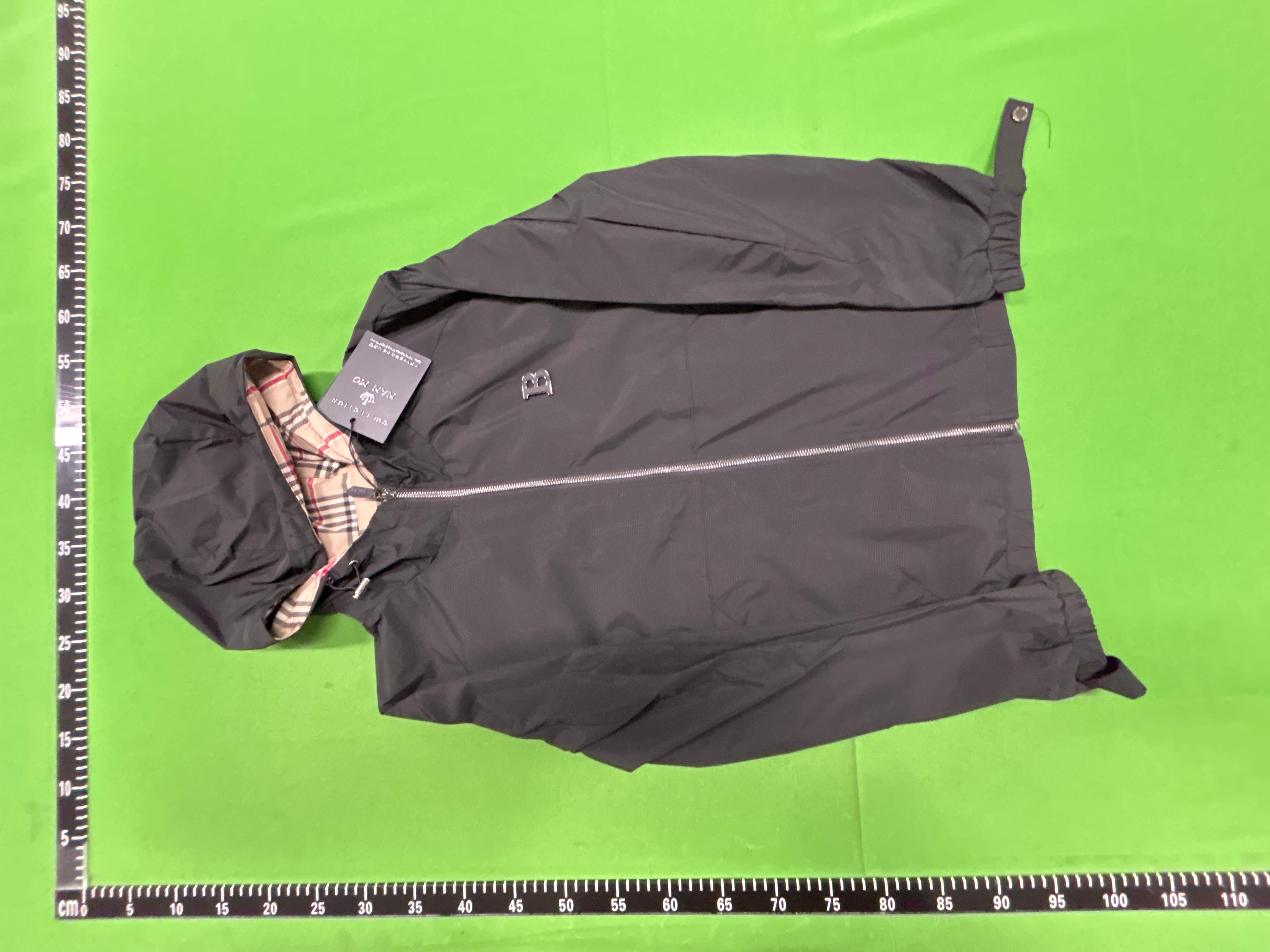 Foto QC 3 de Burberry Hooded Jacket Vintage Check Trim Black