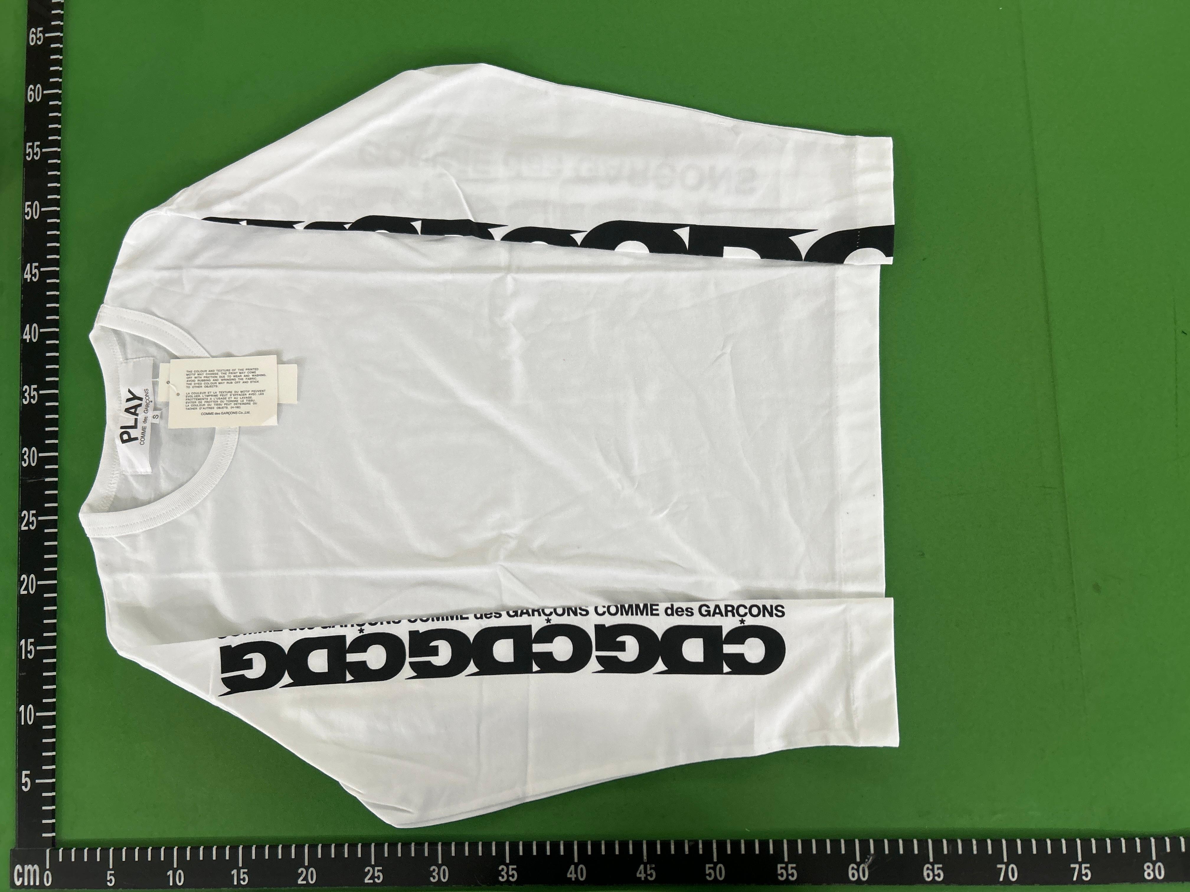 Foto QC 7 de Comme des Garçons CDG T-shirt Sleeve Logo White